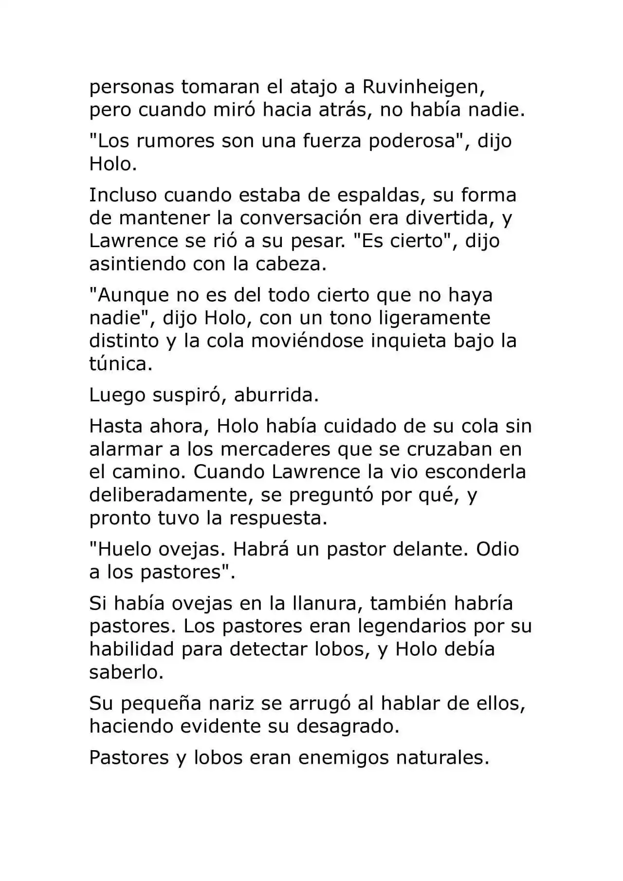 Ookami To Koushinryou (Novela) - Capítulo 8 - Página 22 - LectorTMOo