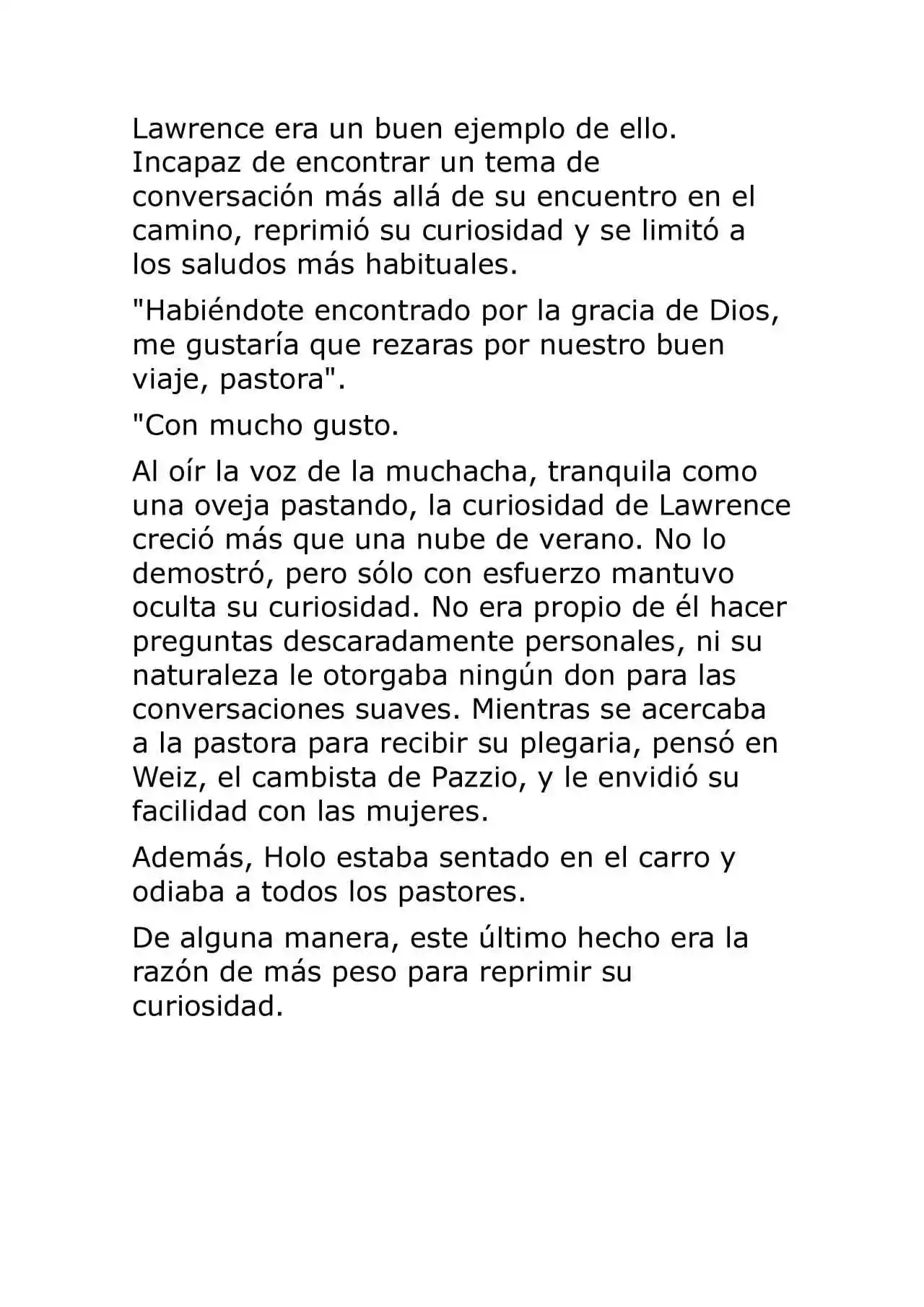 Ookami To Koushinryou (Novela) - Capítulo 8 - Página 29 - LectorTMOo