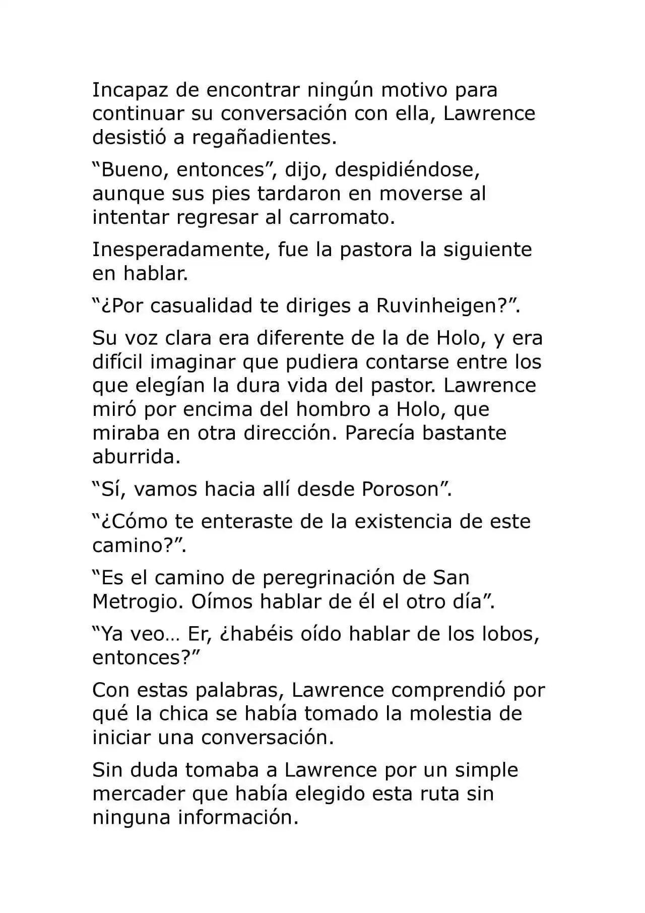 Ookami To Koushinryou (Novela) - Capítulo 8 - Página 32 - LectorTMOo