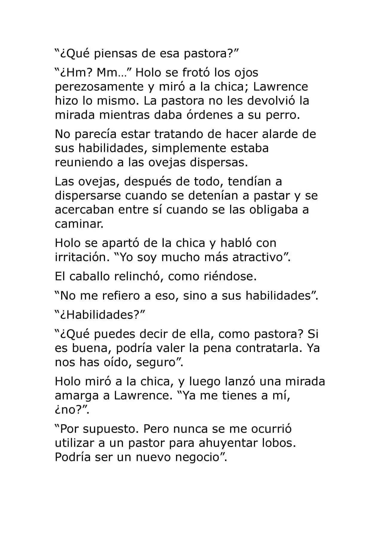Ookami To Koushinryou (Novela) - Capítulo 8 - Página 37 - LectorTMOo