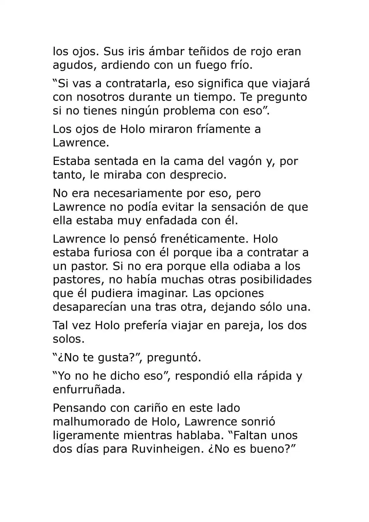 Ookami To Koushinryou (Novela) - Capítulo 8 - Página 40 - LectorTMOo