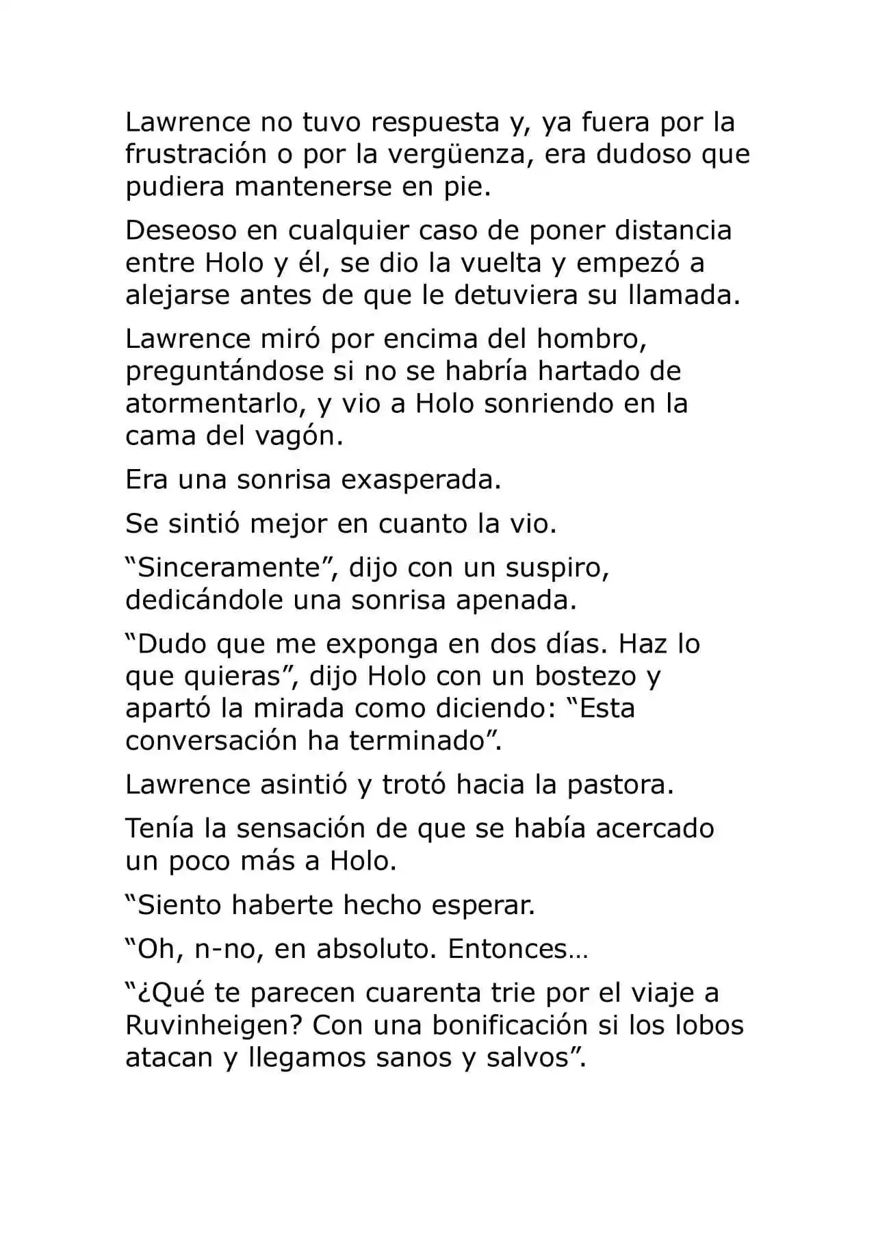Ookami To Koushinryou (Novela) - Capítulo 8 - Página 43 - LectorTMOo