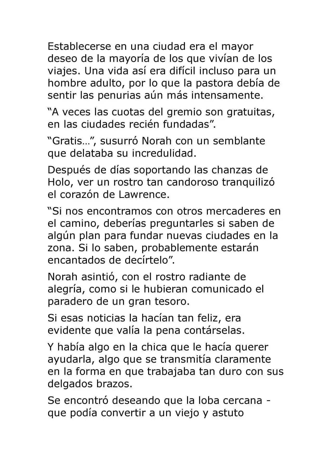 Ookami To Koushinryou (Novela) - Capítulo 8 - Página 51 - LectorTMOo