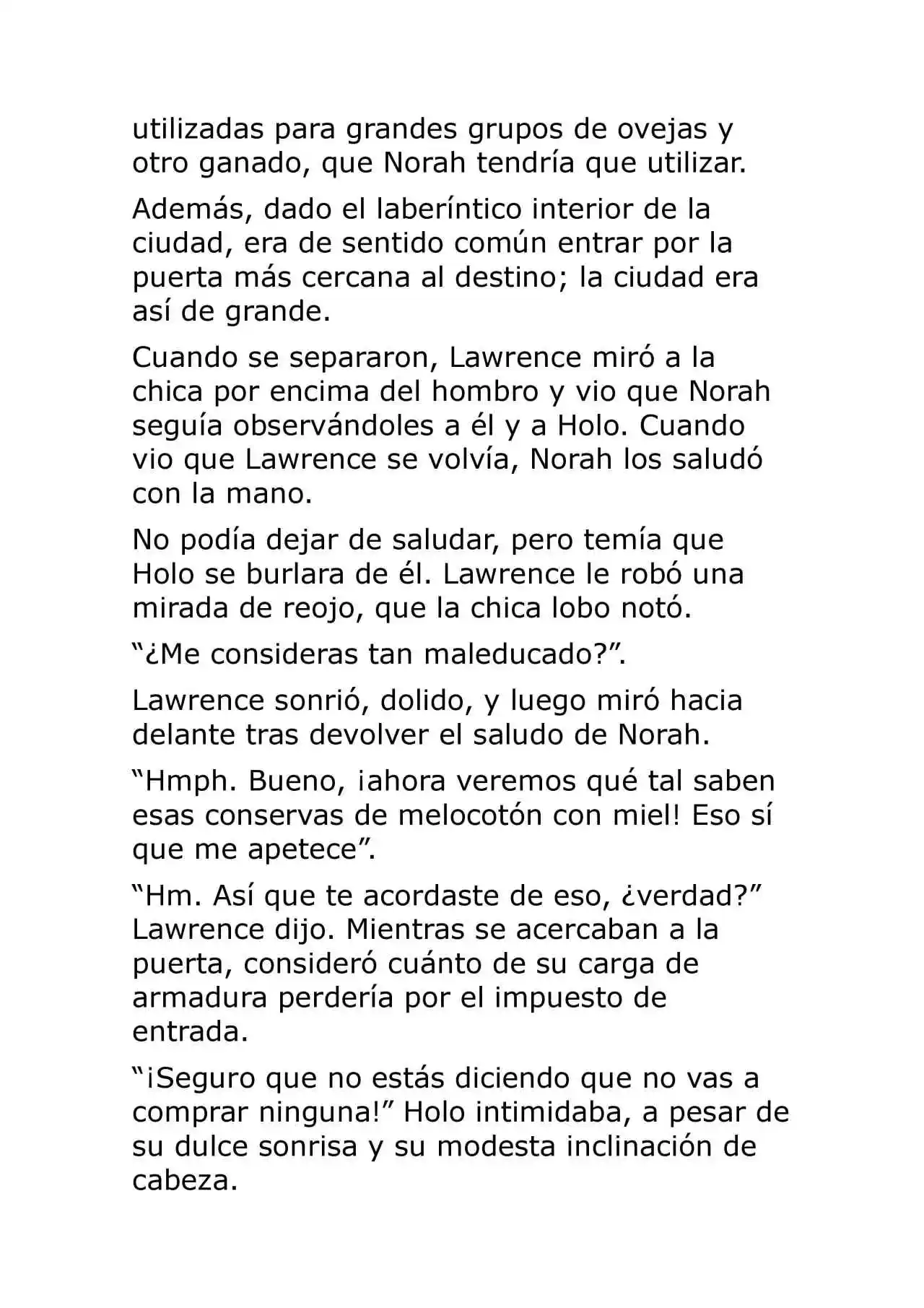 Ookami To Koushinryou (Novela) - Capítulo 9 - Página 6 - LectorTMOo