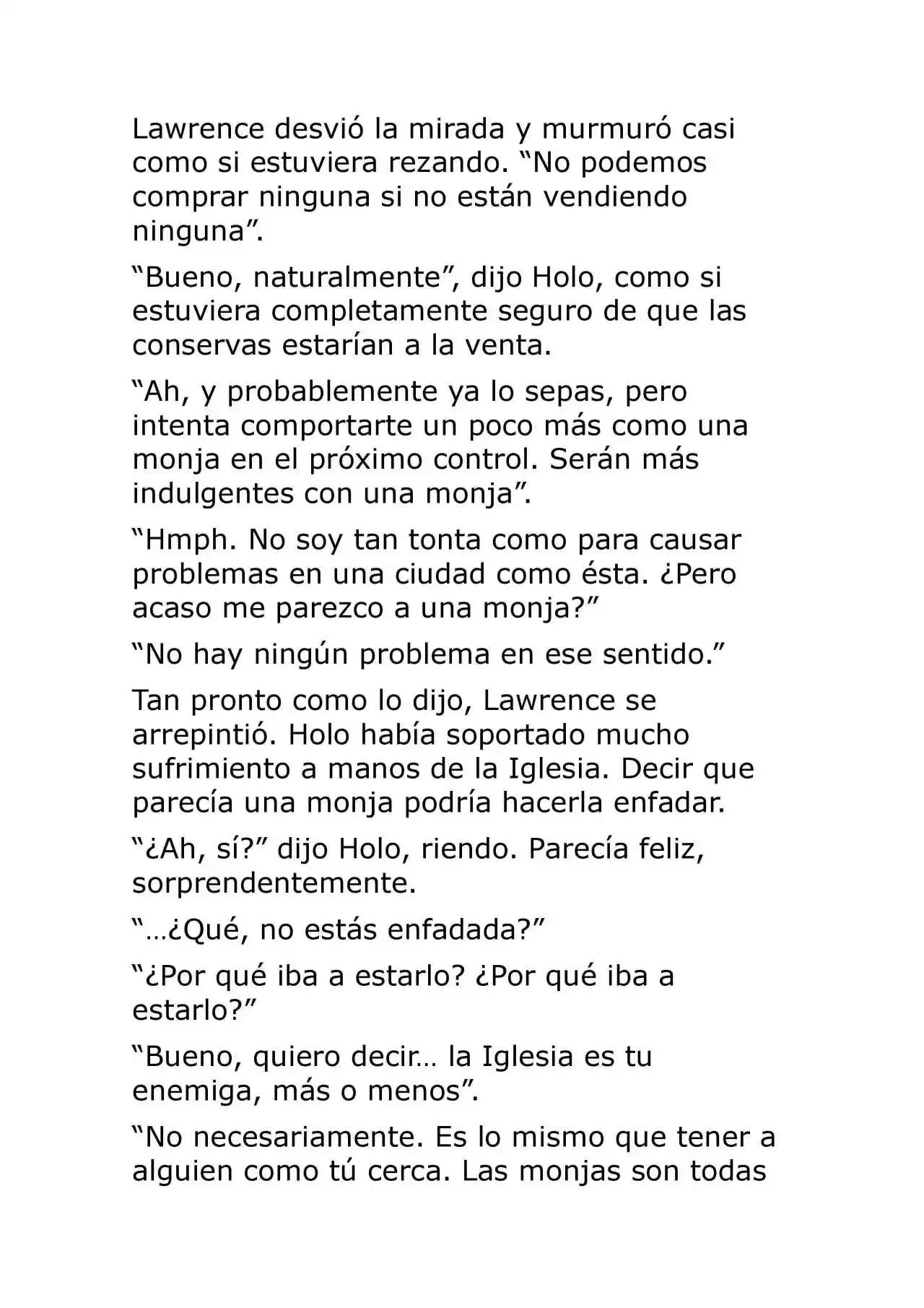 Ookami To Koushinryou (Novela) - Capítulo 9 - Página 7 - LectorTMOo