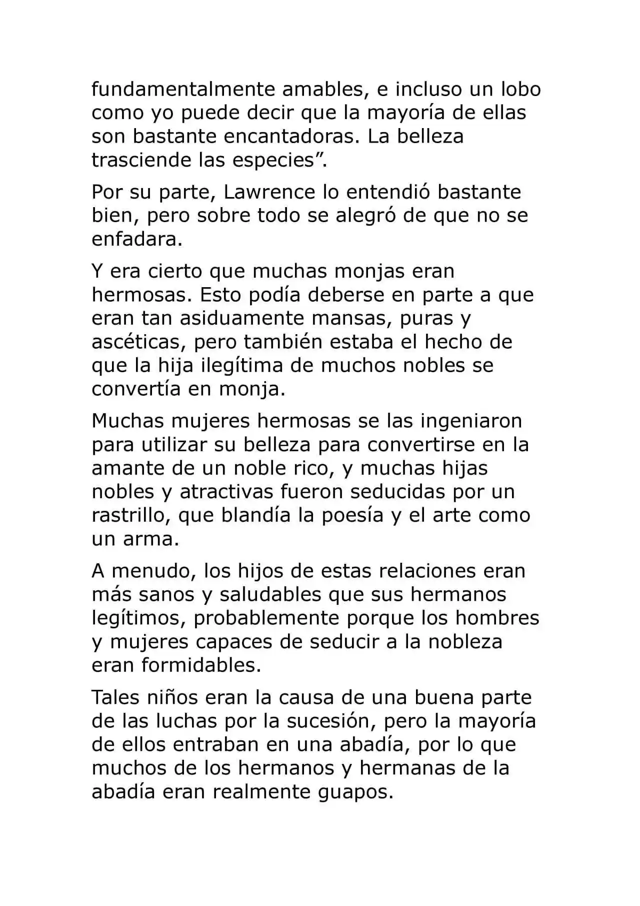 Ookami To Koushinryou (Novela) - Capítulo 9 - Página 8 - LectorTMOo