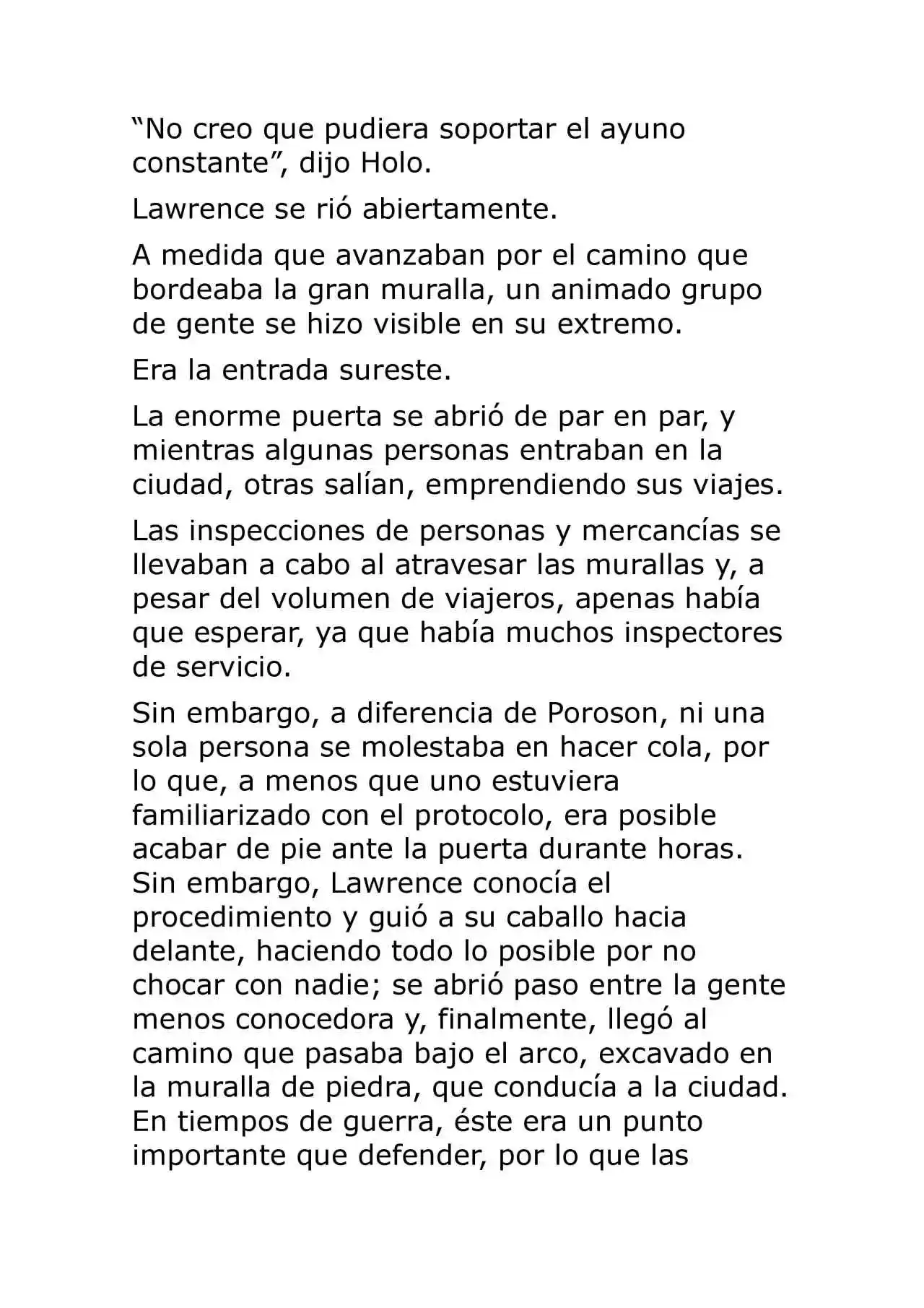 Ookami To Koushinryou (Novela) - Capítulo 9 - Página 9 - LectorTMOo
