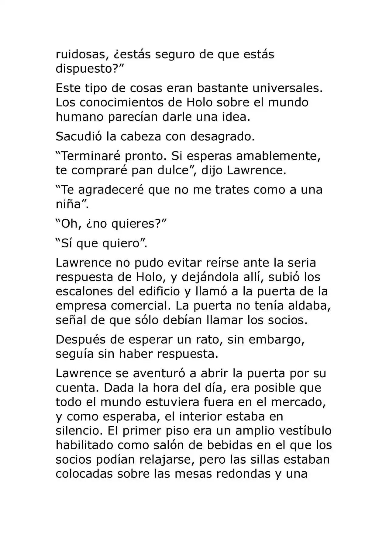 Ookami To Koushinryou (Novela) - Capítulo 9 - Página 24 - LectorTMOo