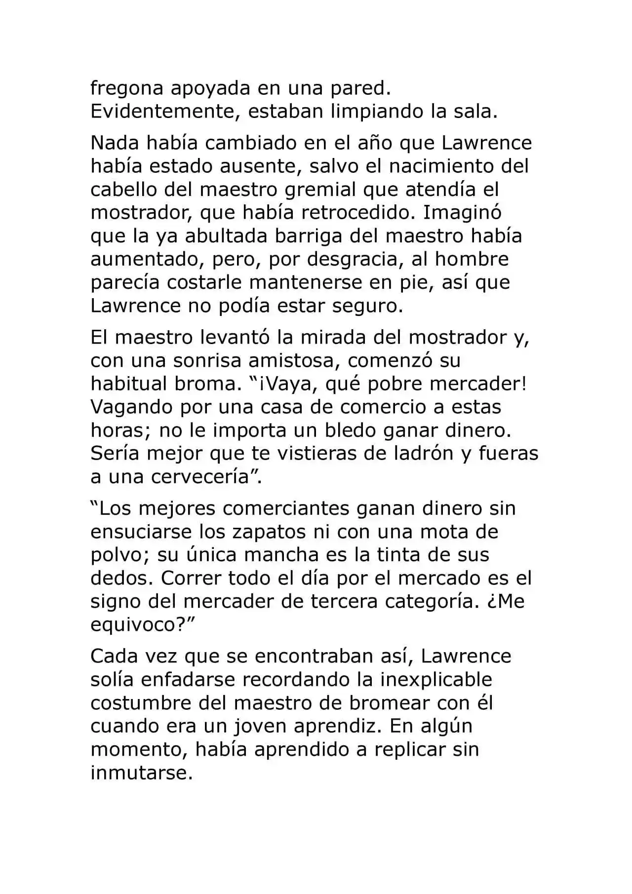 Ookami To Koushinryou (Novela) - Capítulo 9 - Página 25 - LectorTMOo