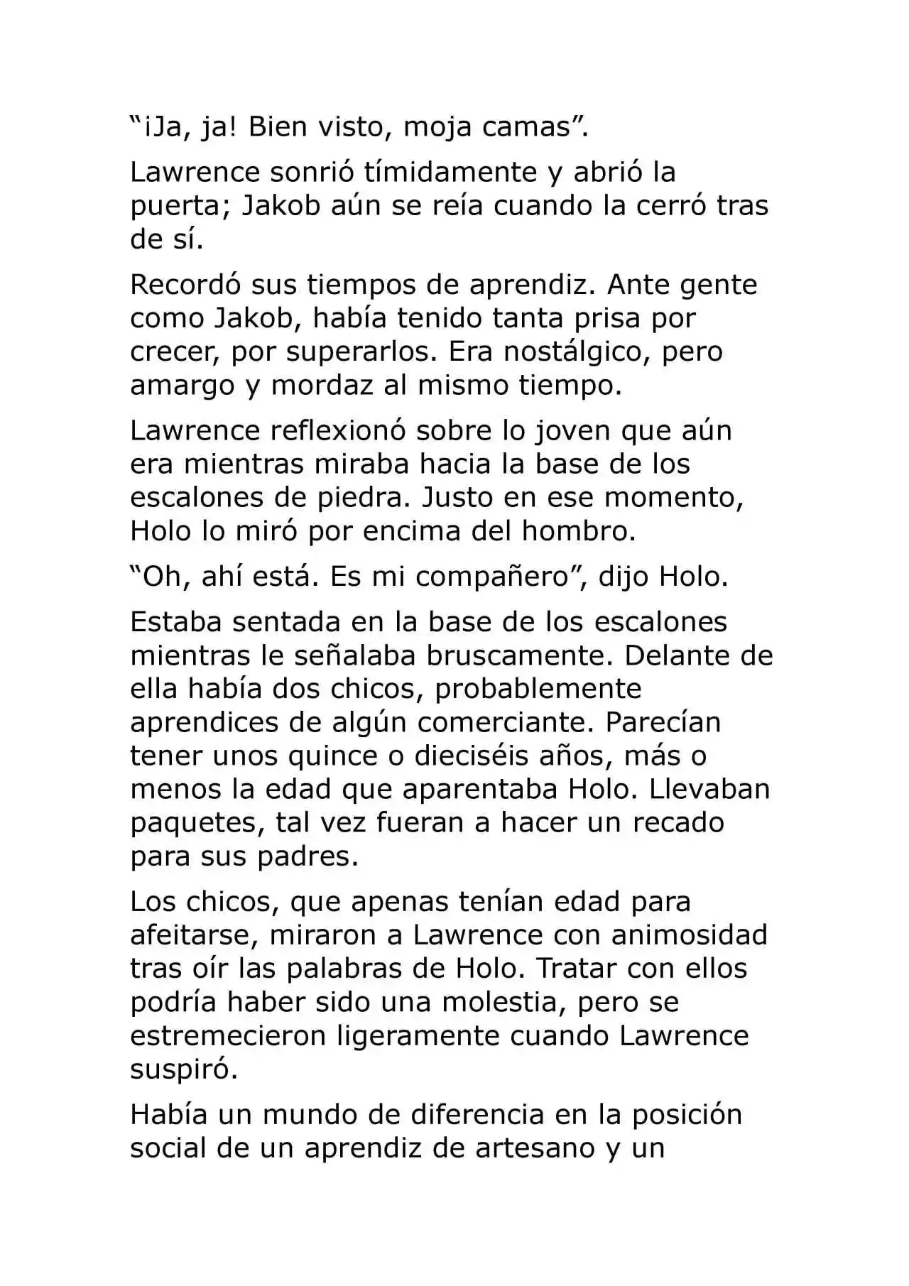 Ookami To Koushinryou (Novela) - Capítulo 9 - Página 35 - LectorTMOo