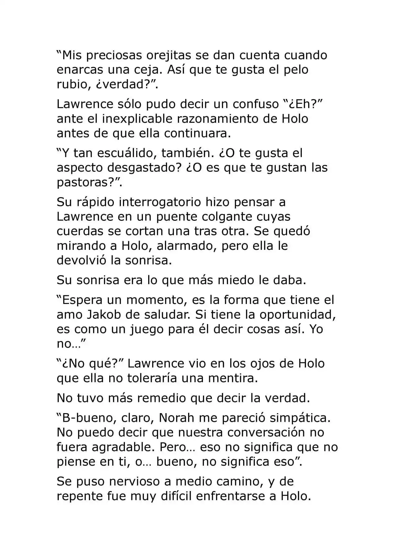 Ookami To Koushinryou (Novela) - Capítulo 9 - Página 37 - LectorTMOo