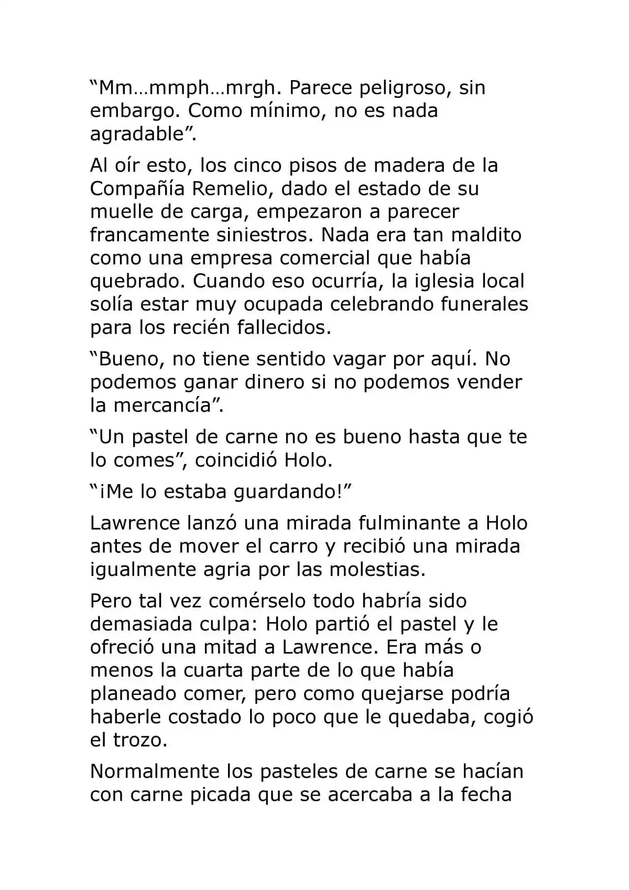 Ookami To Koushinryou (Novela) - Capítulo 9 - Página 46 - LectorTMOo