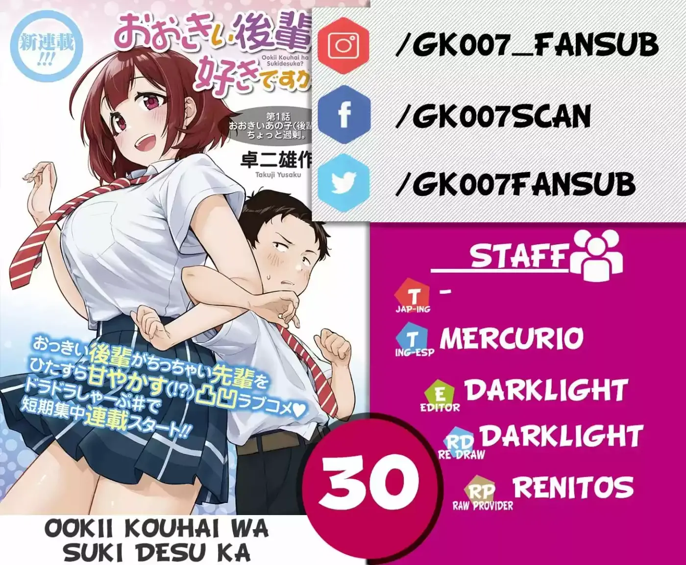 Ookii Kouhai Wa Suki Desu Ka? - Capítulo 30 - Página 1 - LectorTMOo
