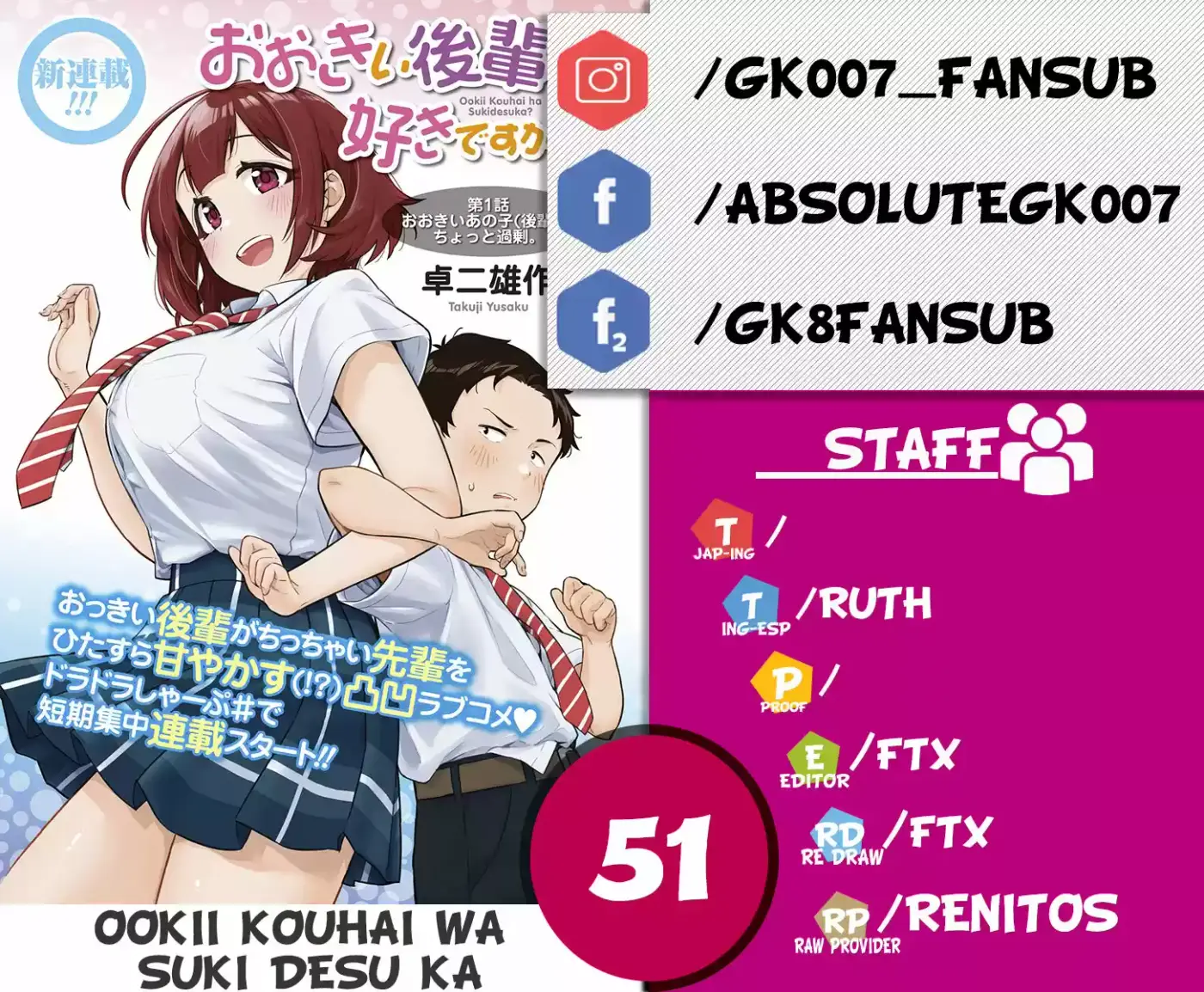 Ookii Kouhai Wa Suki Desu Ka? - Capítulo 51 - Página 1 - LectorTMOo