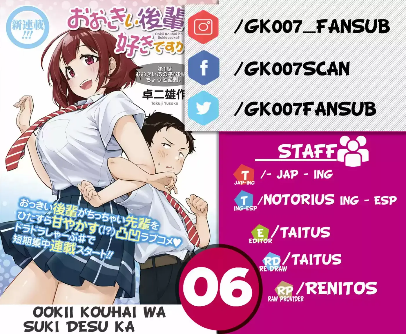 Ookii Kouhai Wa Suki Desu Ka? - Capítulo 6 - Página 1 - LectorTMOo