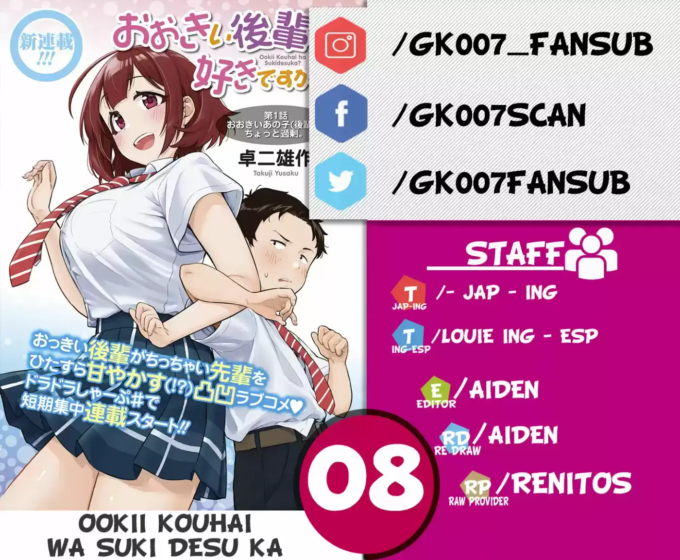 Ookii Kouhai Wa Suki Desu Ka? - Capítulo 8 - Página 1 - LectorTMOo
