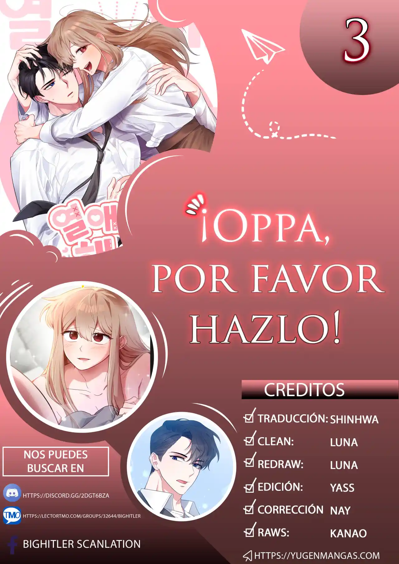 ¡Oppa, Por Favor Hazlo! - Capítulo 3 - Página 1 - LectorTMOo