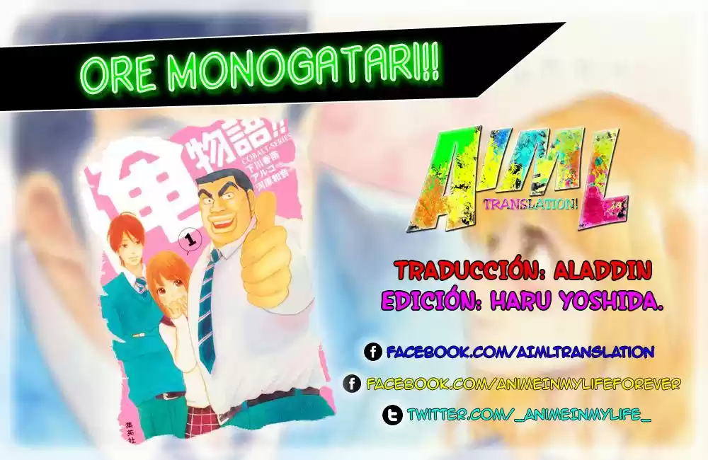 Ore Monogatari!! - Capítulo 0.01 - Página 20 - LectorTMOo
