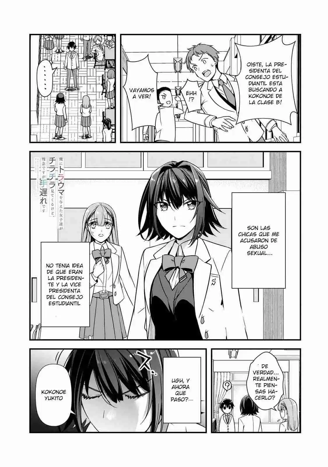 Ore Ni Trauma Wo Ataeta Joshitachi Ga Chirachira Mite Kuru Kedo, Zannen Desu Ga Teokure Desu - Capítulo 9.10 - Página 4 - LectorTMOo