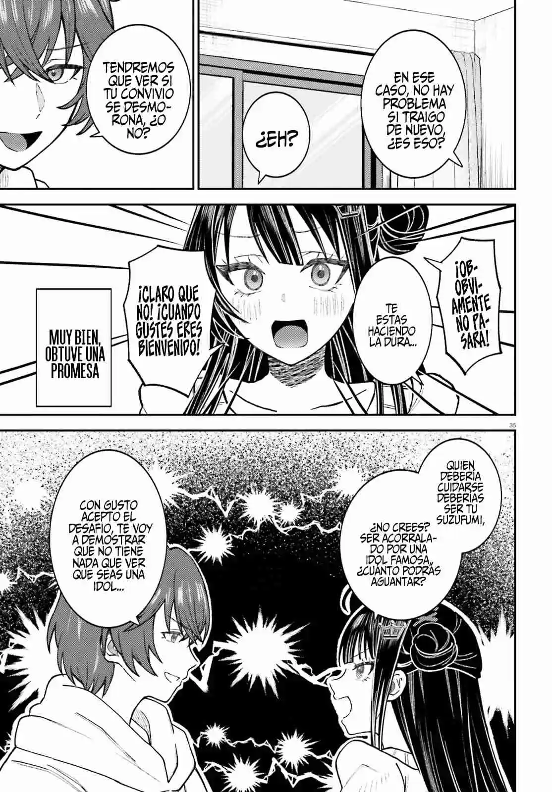 Ore No Haitoku Meshi Wo Onedarisezu Ni Irarenai, Otonari No Top Idol-sama - Capítulo 1 - Página 35 - LectorTMOo