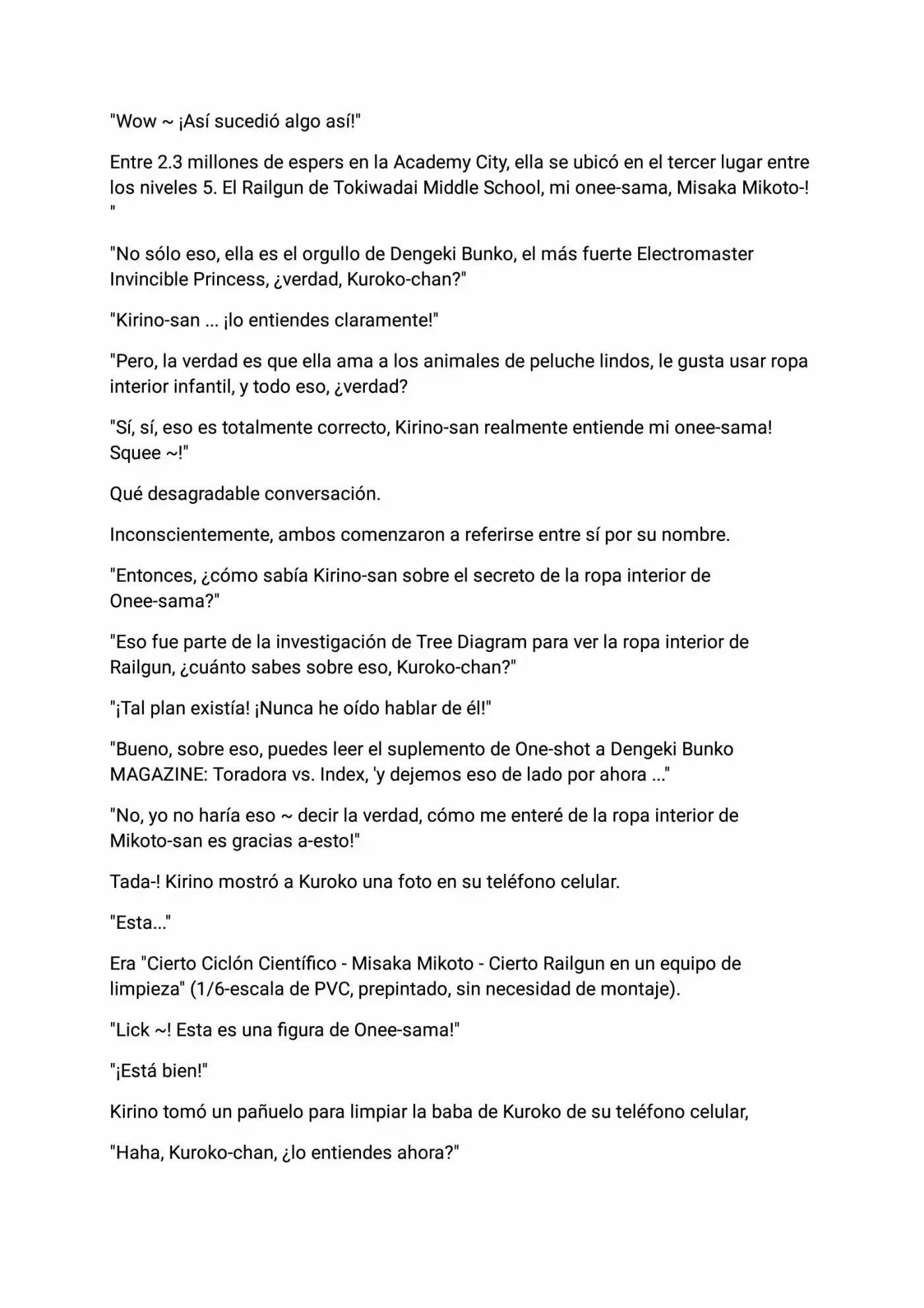 Ore No Imouto To Railgun Collaboration Project! (Novela) - Capítulo 2 - Página 4 - LectorTMOo