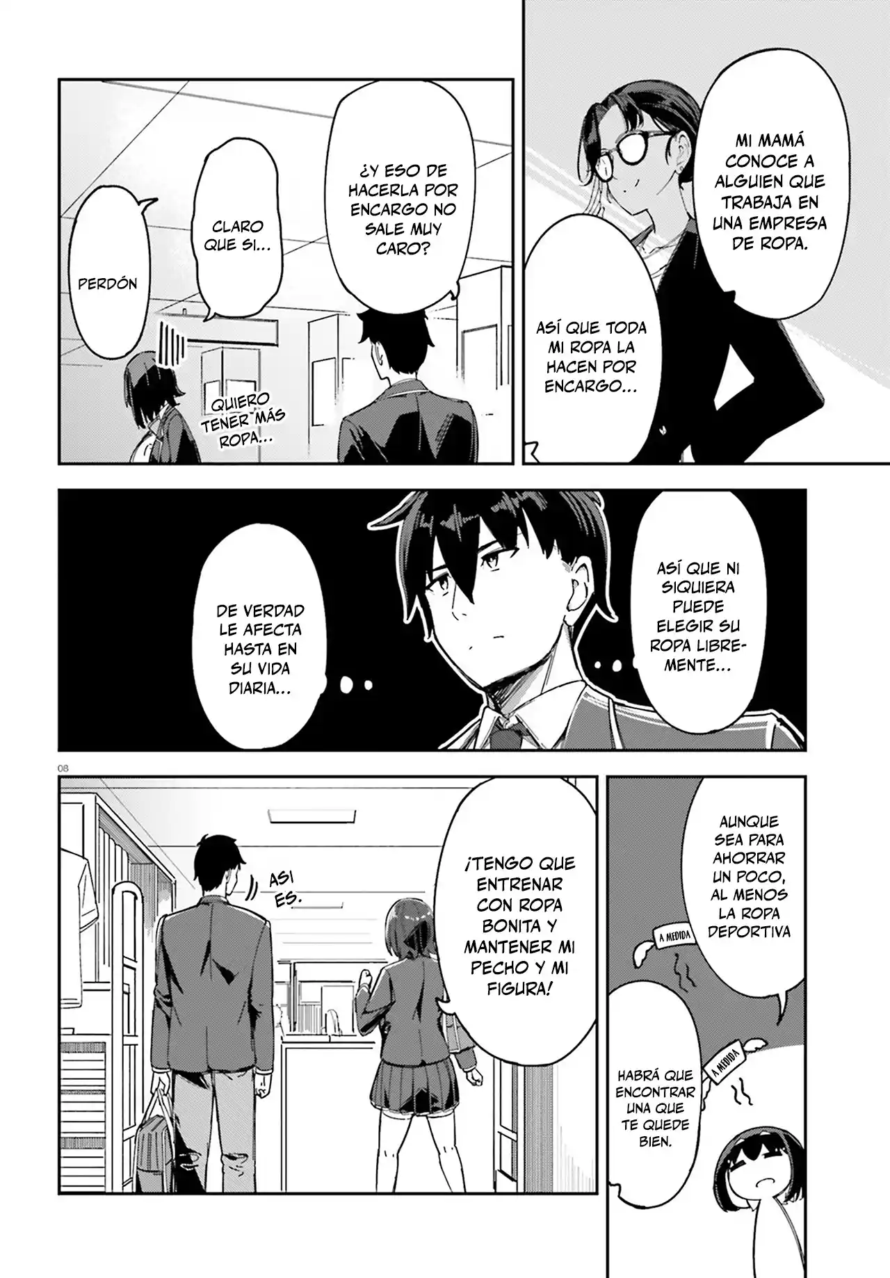 Ore no osananajimi ga dekkkkaku narisugita capítulo 3 página 8