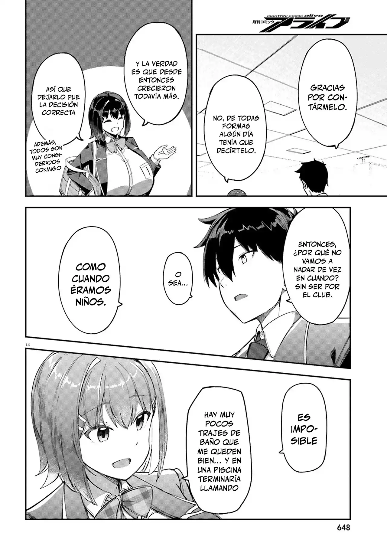 Ore no osananajimi ga dekkkkaku narisugita capítulo 3 página 14