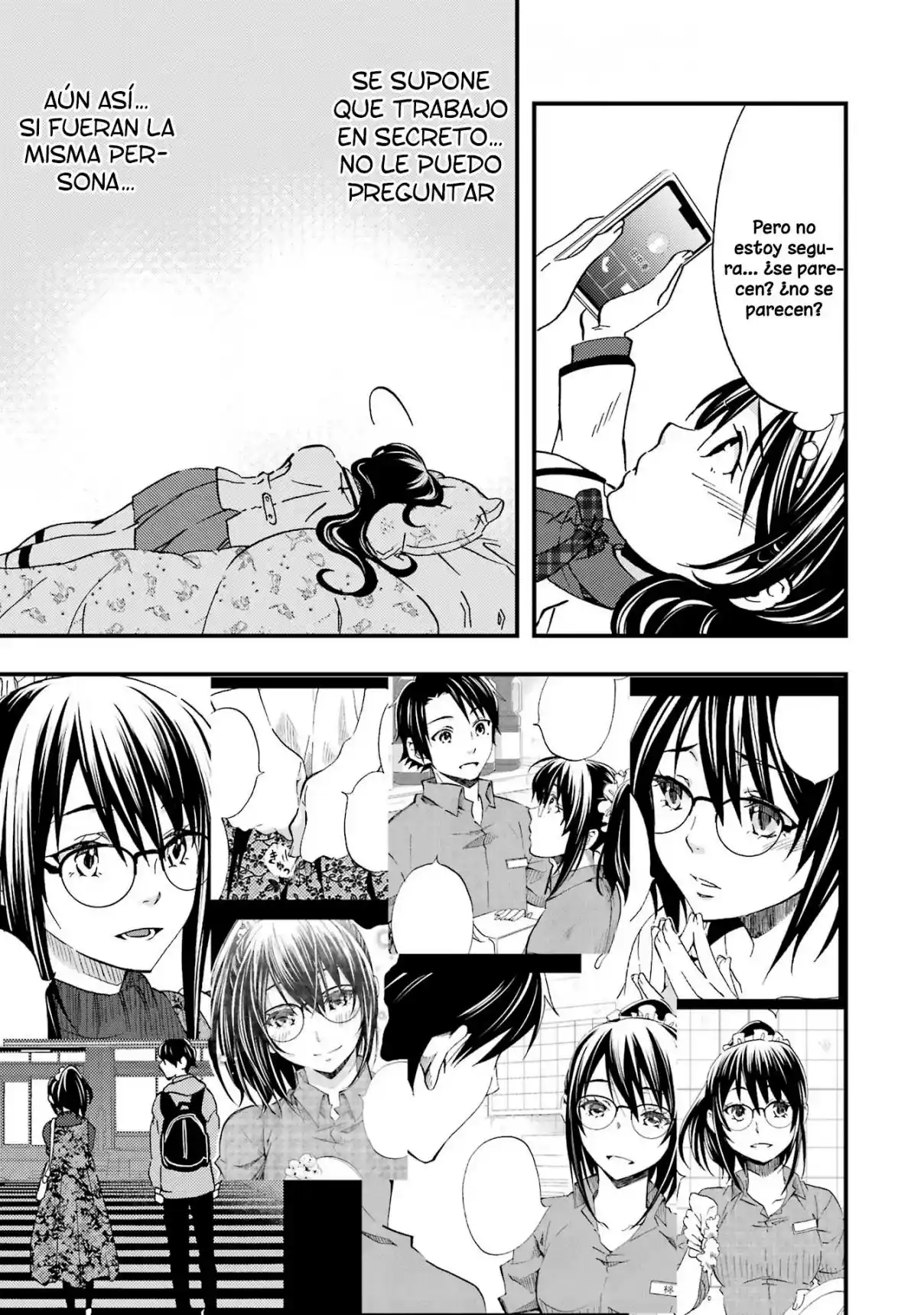 Ore wa Shiranai Uchi ni Gakkouichi no Bishoujo wo Kudoiteita Rashii Baito-saki no Soudan Aite ni Ore no Omoibito no Hanashi wo Suru to Kanojo wa Naze ka Tere Hajimeru capítulo 6 página 15