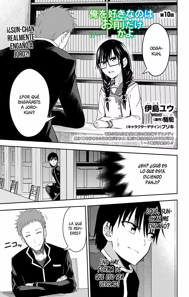 Ore Wo Suki Nano Wa Omae Dake Ka Yo (Novela) - Capítulo 10 - Página 2 - LectorTMOo