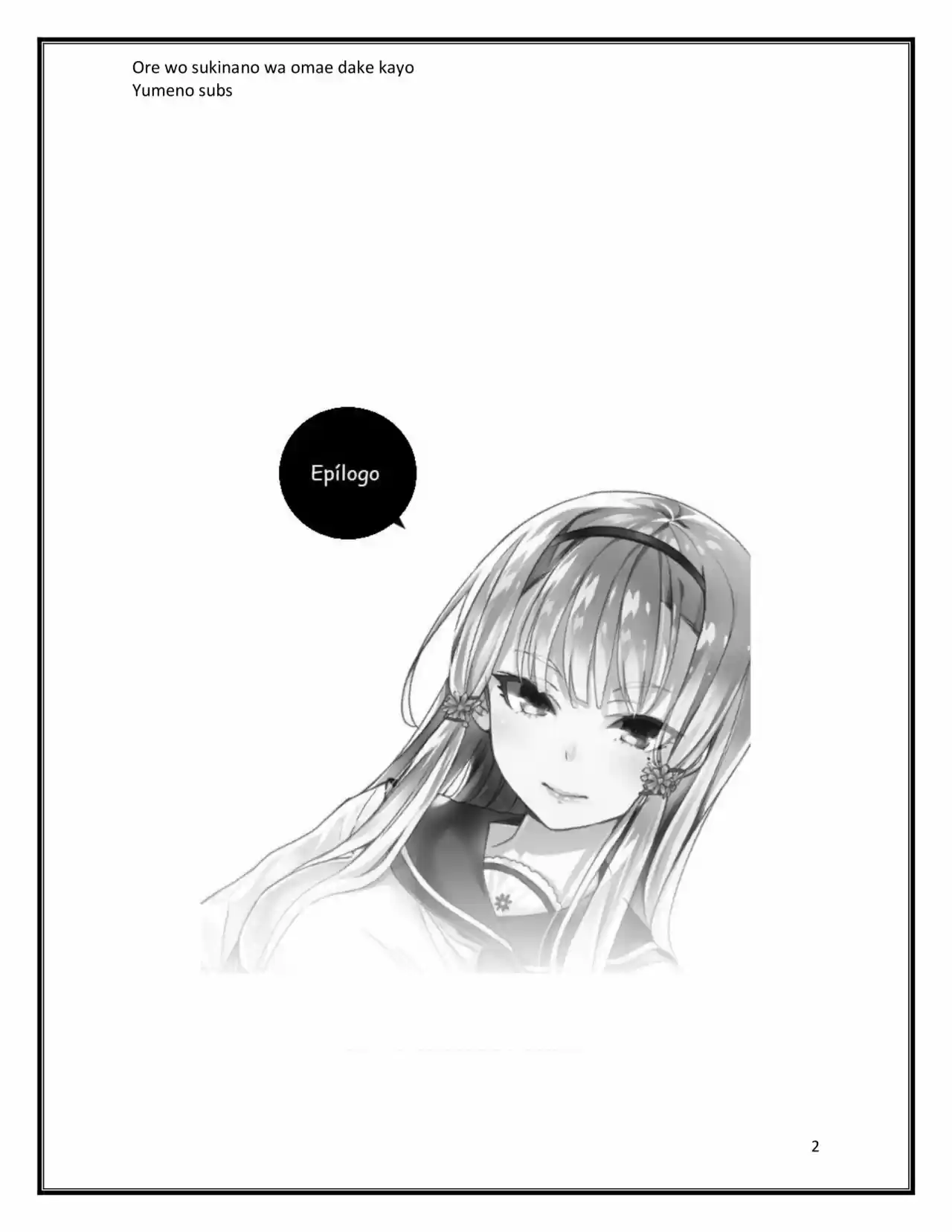 Ore Wo Suki Nano Wa Omae Dake Ka Yo (Novela) - Capítulo 7.50 - Página 3 - LectorTMOo
