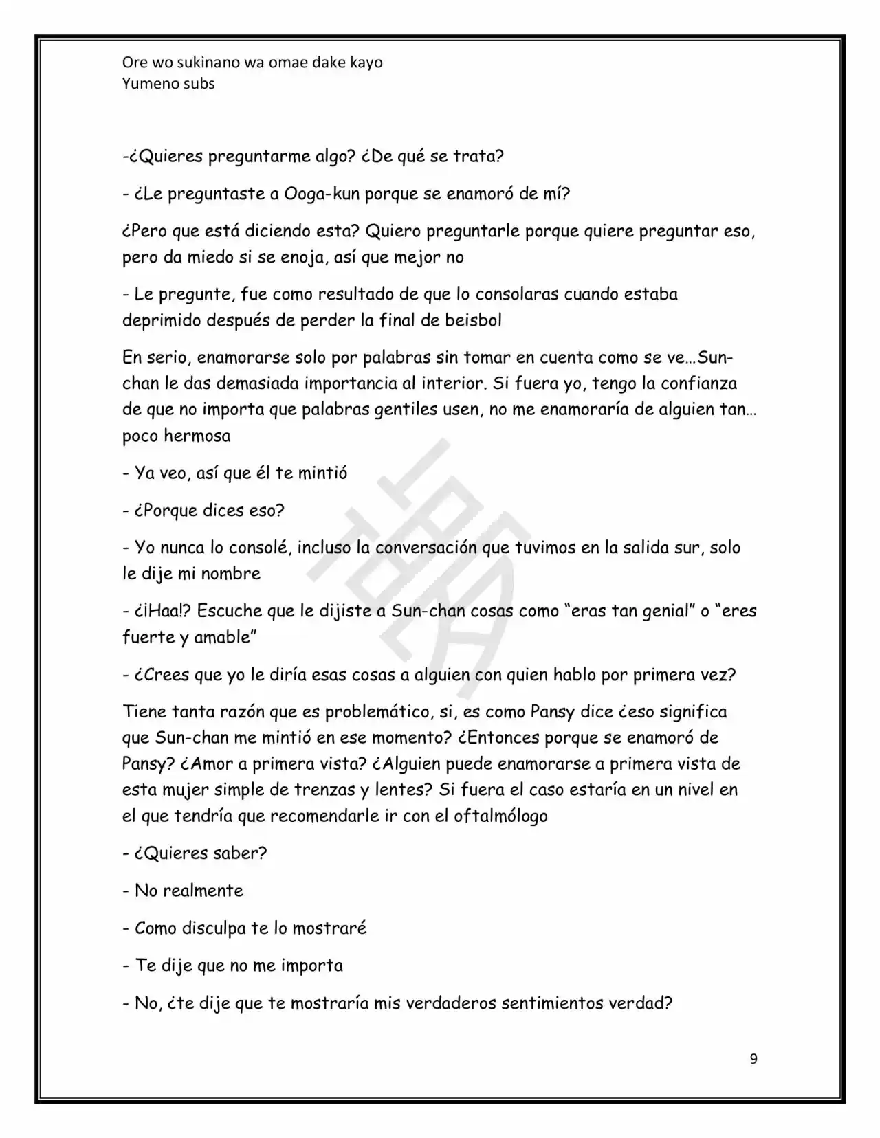 Ore Wo Suki Nano Wa Omae Dake Ka Yo (Novela) - Capítulo 7.50 - Página 10 - LectorTMOo