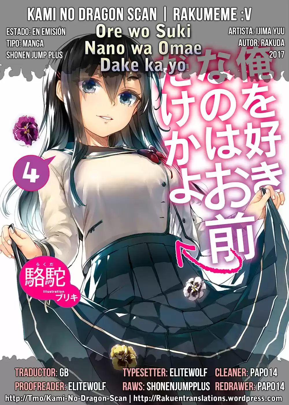 Ore Wo Suki Nano Wa Omae Dake Ka Yo - Capítulo 13 - Página 1 - LectorTMOo