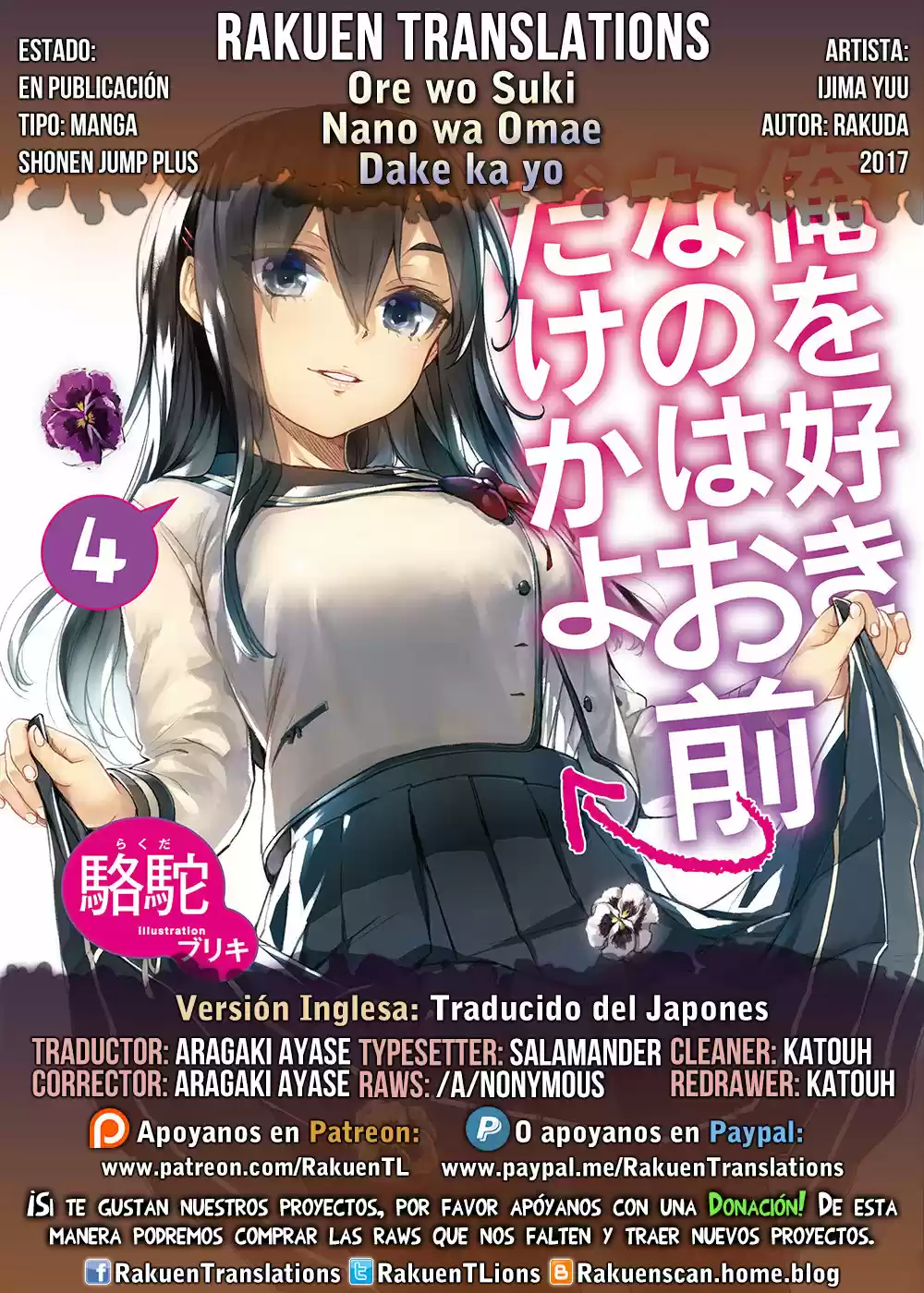 Ore Wo Suki Nano Wa Omae Dake Ka Yo - Capítulo 24 - Página 1 - LectorTMOo