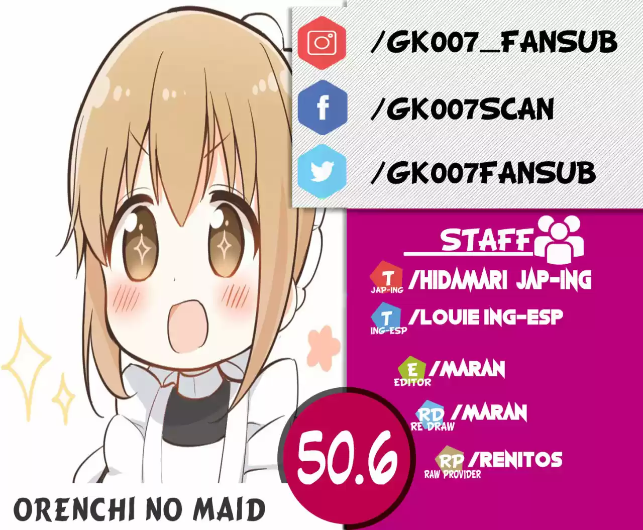 Orenchi No Maid-san - Capítulo 50.60 - Página 1 - LectorTMOo