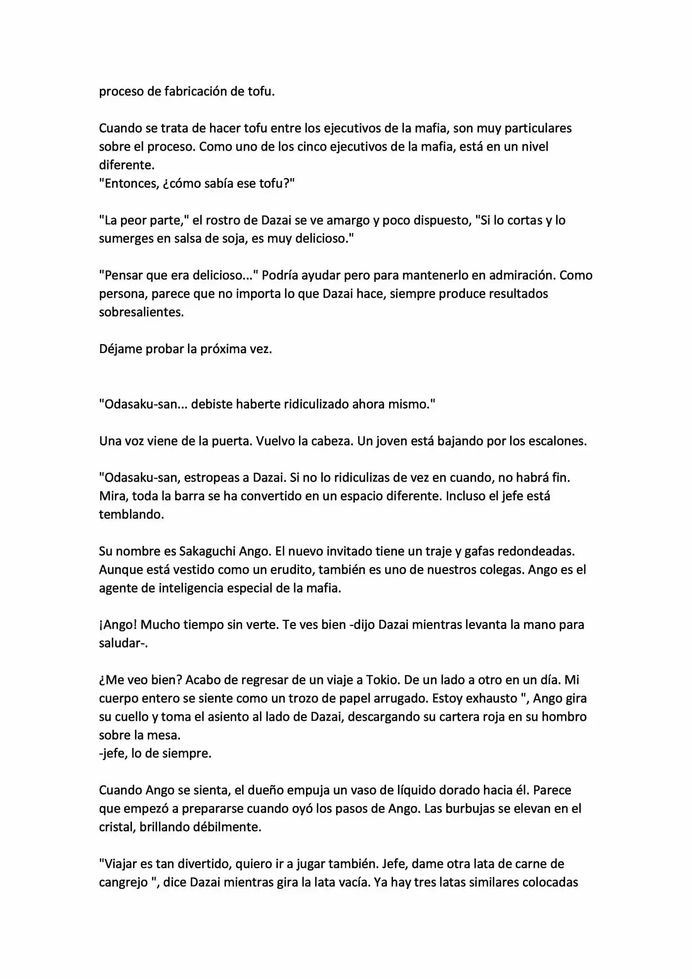 Osamu Dazai Y La Era Oscura (Novela) - Capítulo - Página 4 - LectorTMOo
