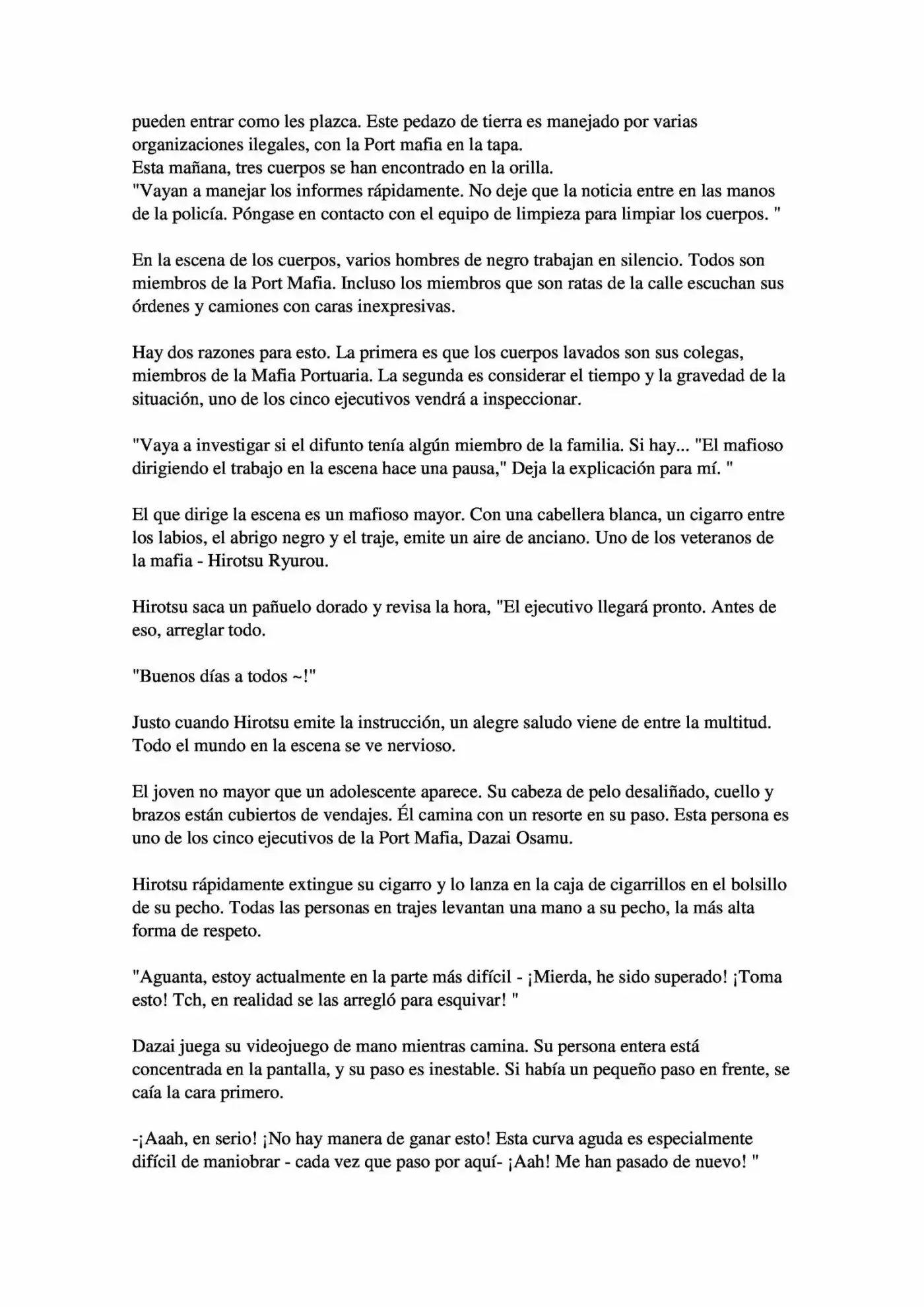 Osamu Dazai Y La Era Oscura (Novela) - Capítulo 1 - Página 9 - LectorTMOo