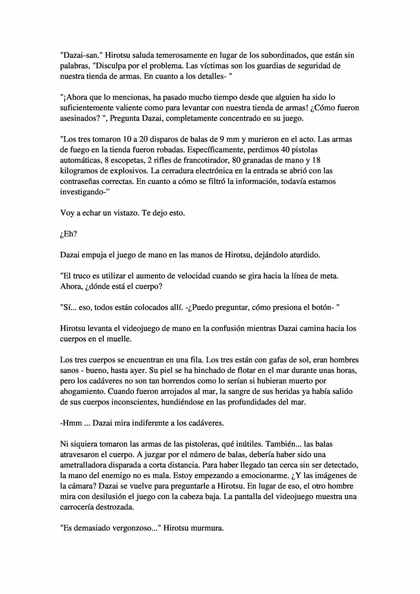 Osamu Dazai Y La Era Oscura (Novela) - Capítulo 1 - Página 10 - LectorTMOo