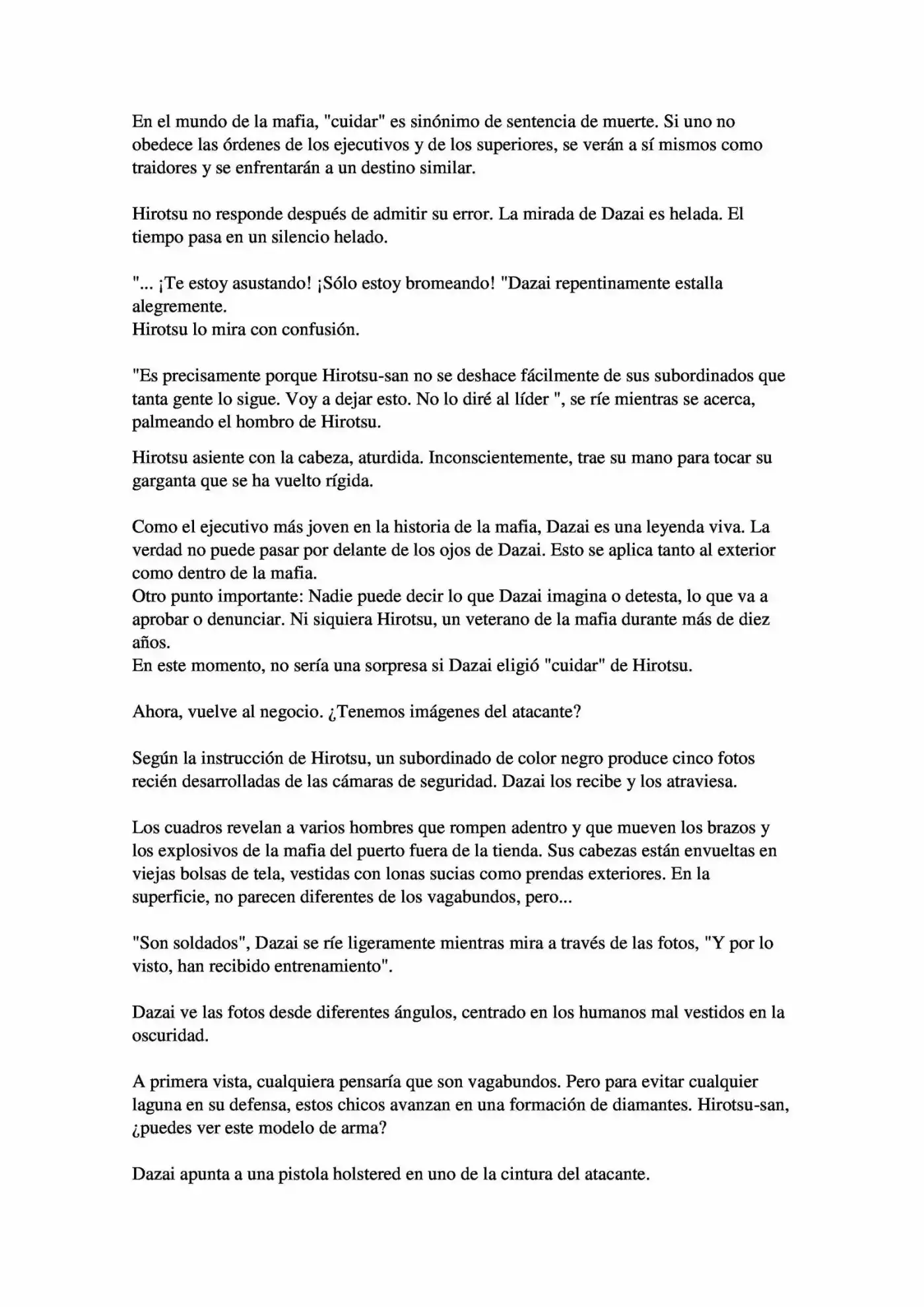 Osamu Dazai Y La Era Oscura (Novela) - Capítulo 1 - Página 12 - LectorTMOo