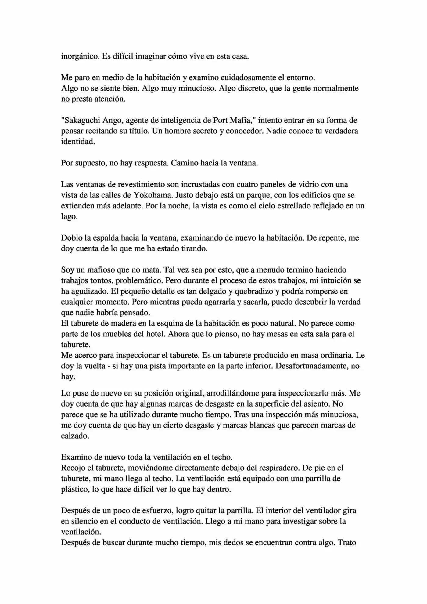 Osamu Dazai Y La Era Oscura (Novela) - Capítulo 1 - Página 16 - LectorTMOo