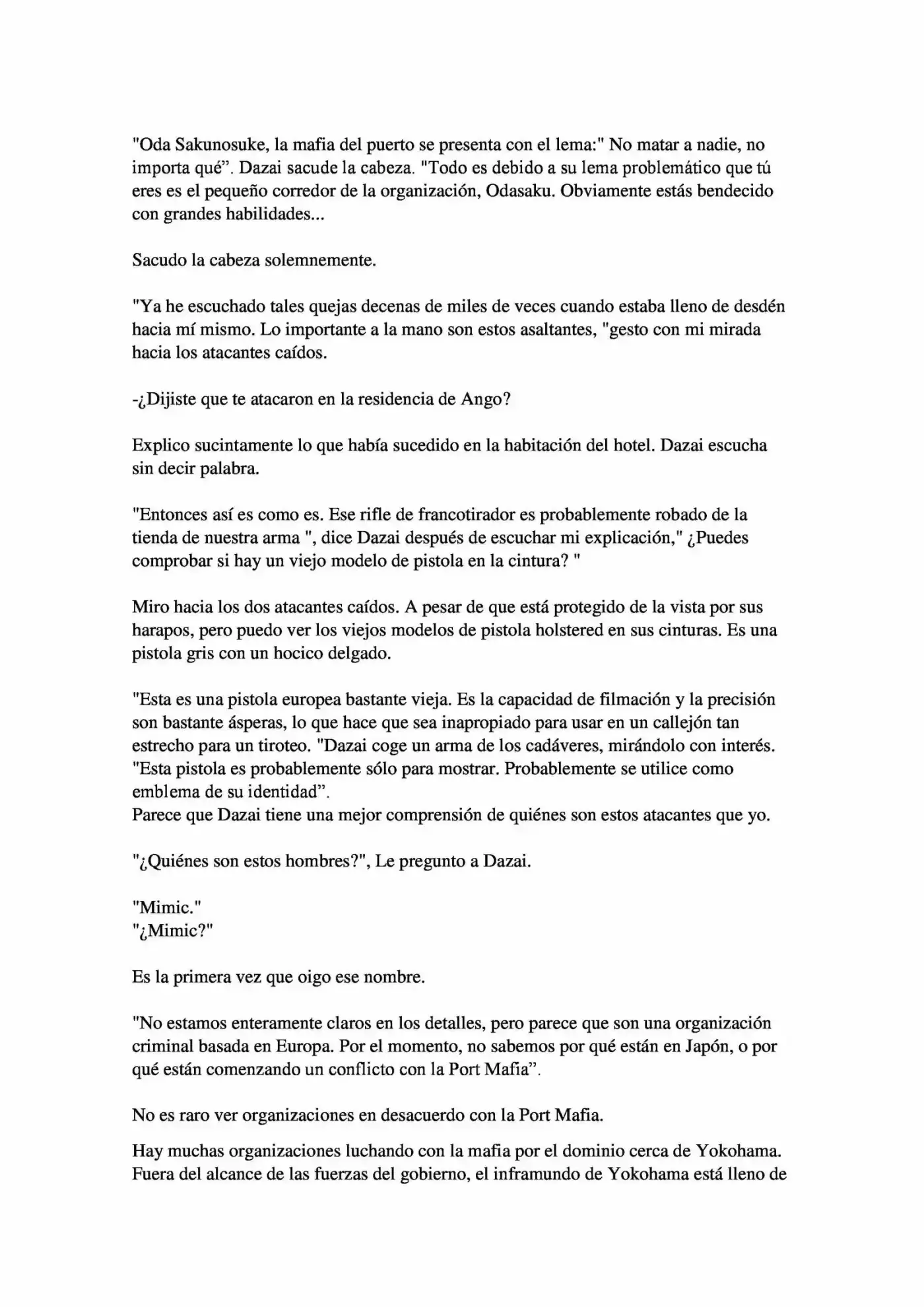 Osamu Dazai Y La Era Oscura (Novela) - Capítulo 1 - Página 25 - LectorTMOo