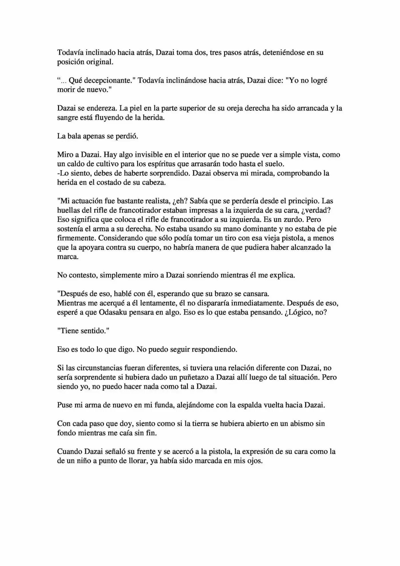 Osamu Dazai Y La Era Oscura (Novela) - Capítulo 1 - Página 32 - LectorTMOo