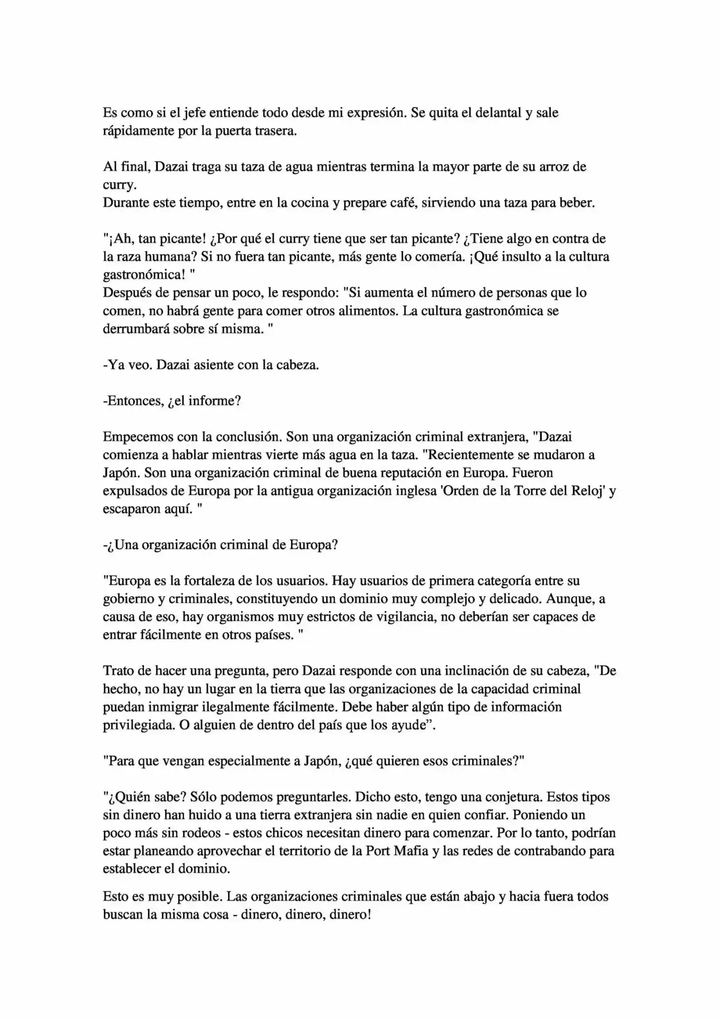 Osamu Dazai Y La Era Oscura (Novela) - Capítulo 2 - Página 7 - LectorTMOo