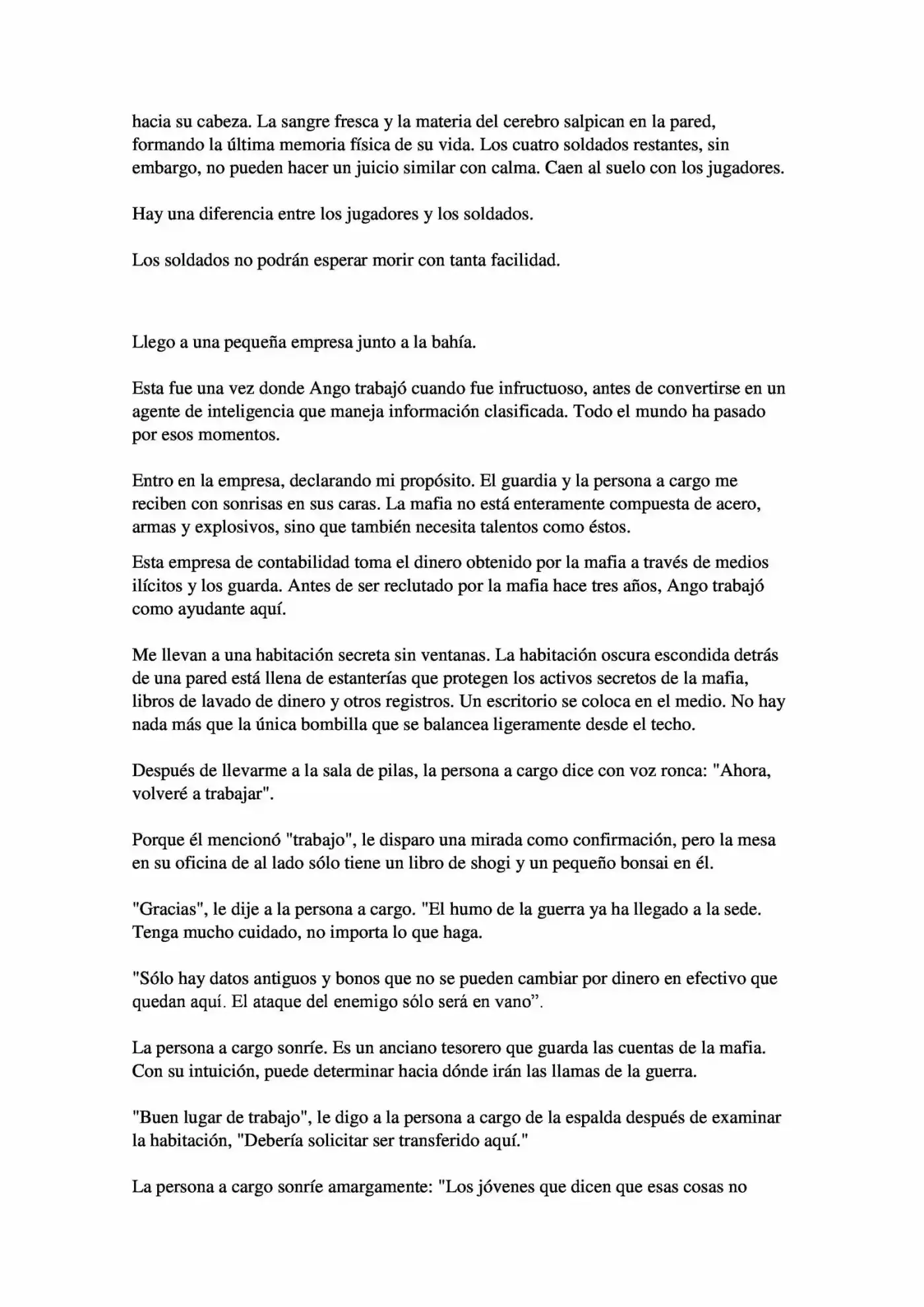 Osamu Dazai Y La Era Oscura (Novela) - Capítulo 2 - Página 13 - LectorTMOo