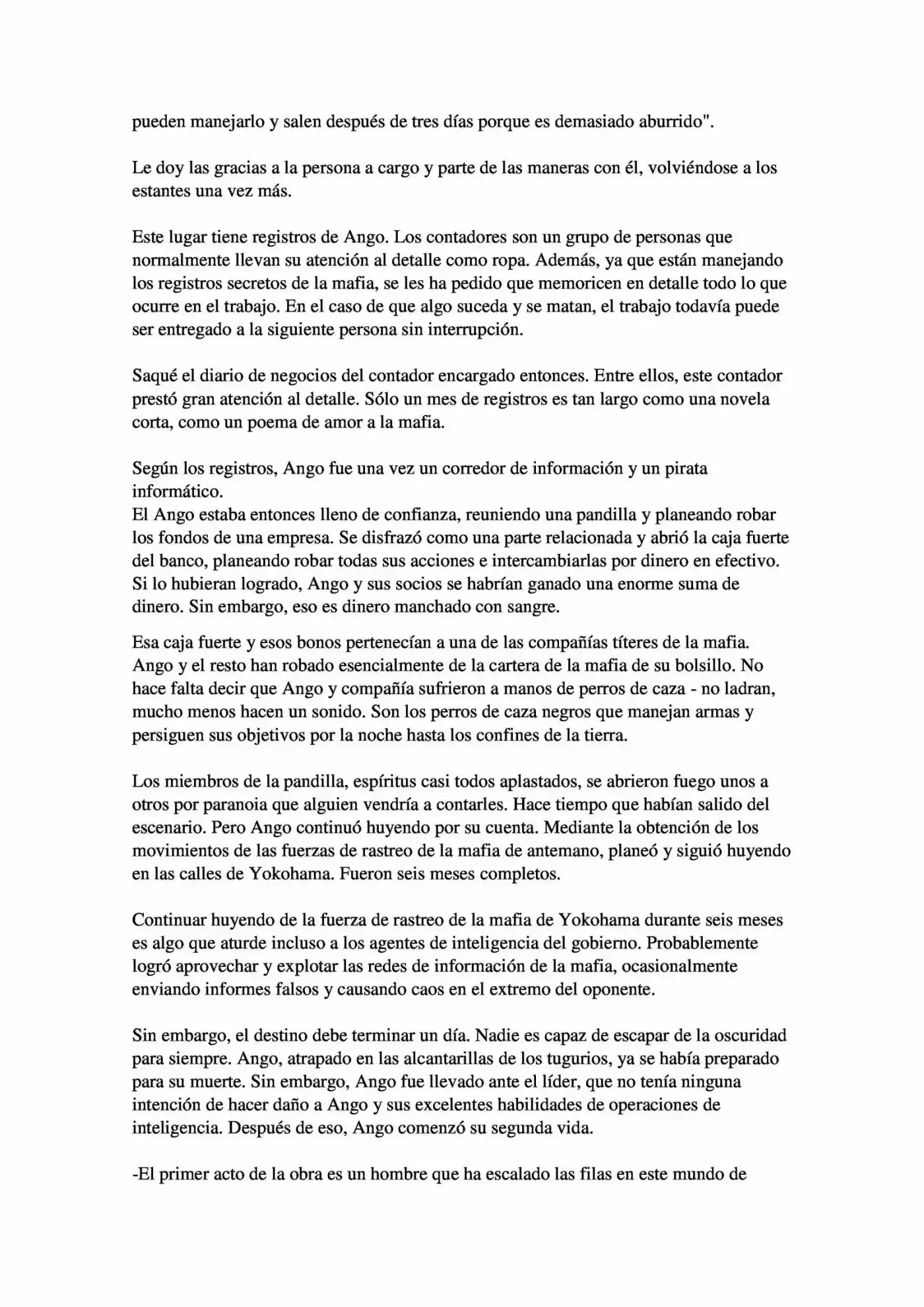 Osamu Dazai Y La Era Oscura (Novela) - Capítulo 2 - Página 14 - LectorTMOo