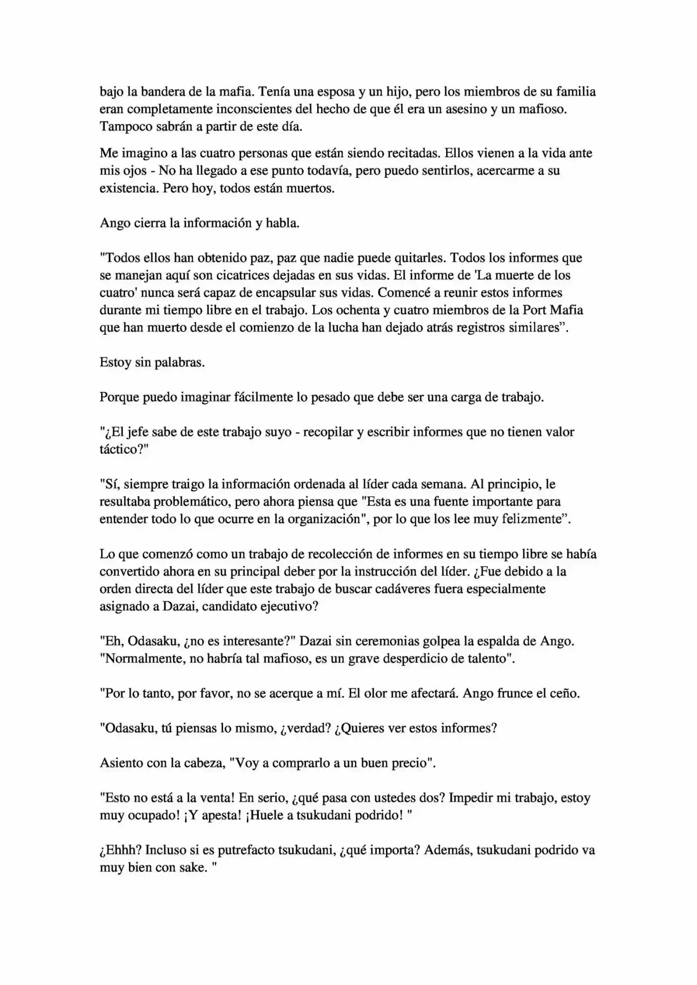 Osamu Dazai Y La Era Oscura (Novela) - Capítulo 2 - Página 19 - LectorTMOo