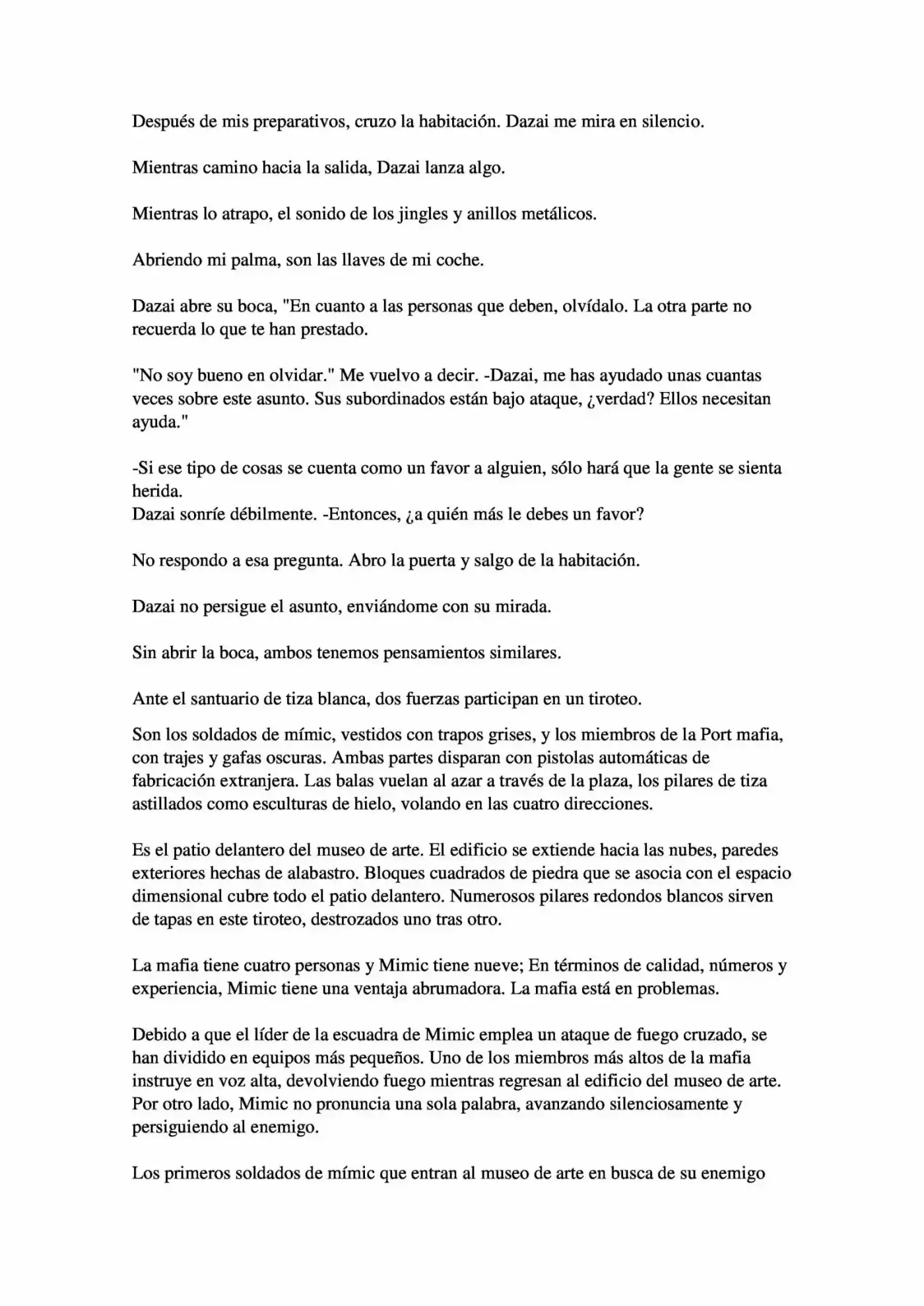 Osamu Dazai Y La Era Oscura (Novela) - Capítulo 3 - Página 6 - LectorTMOo