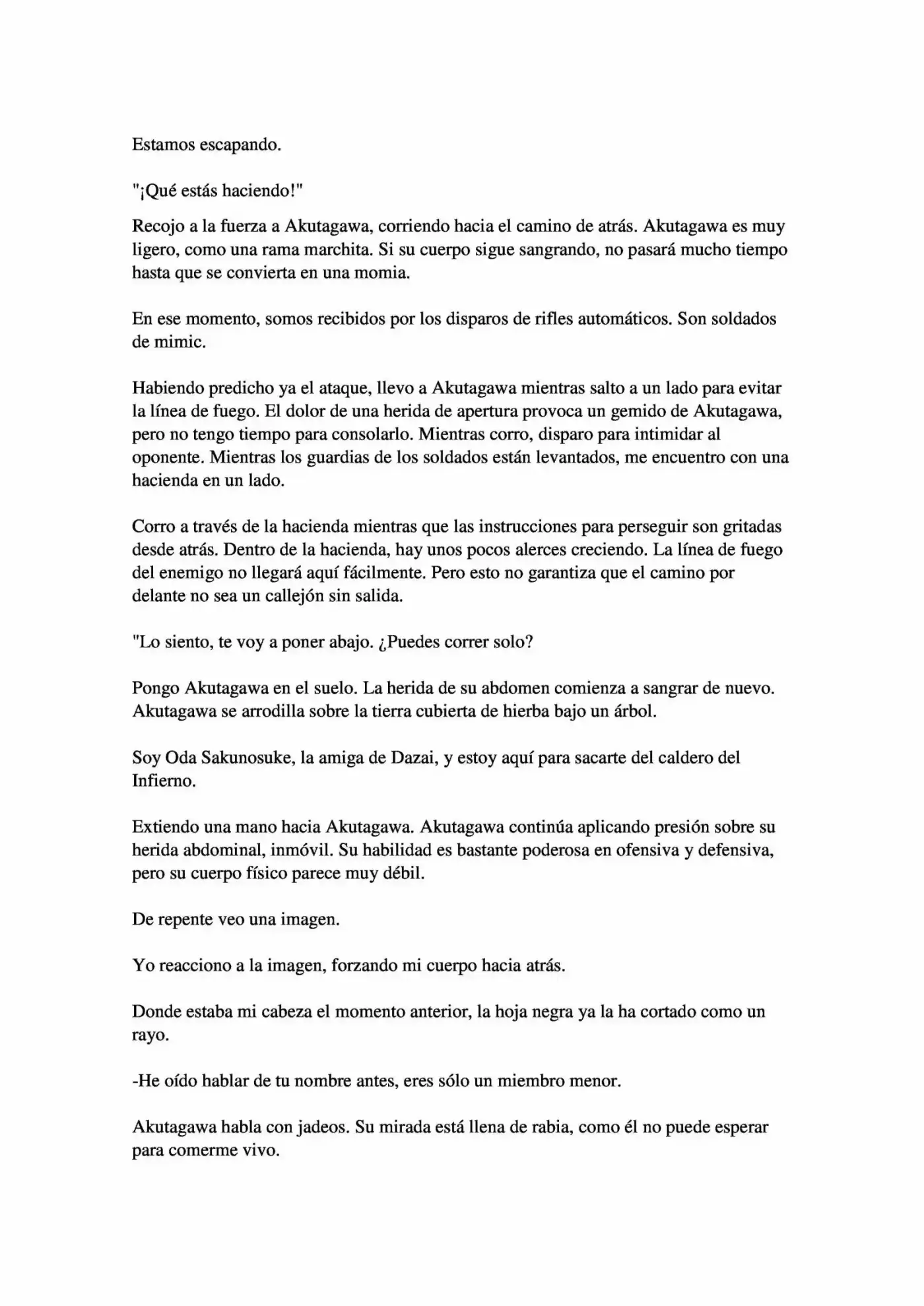 Osamu Dazai Y La Era Oscura (Novela) - Capítulo 3 - Página 13 - LectorTMOo