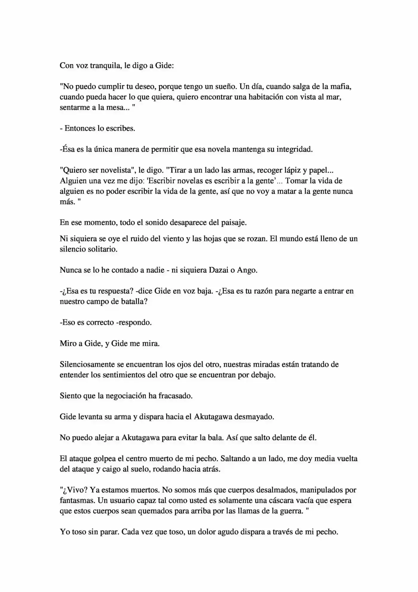 Osamu Dazai Y La Era Oscura (Novela) - Capítulo 3 - Página 19 - LectorTMOo