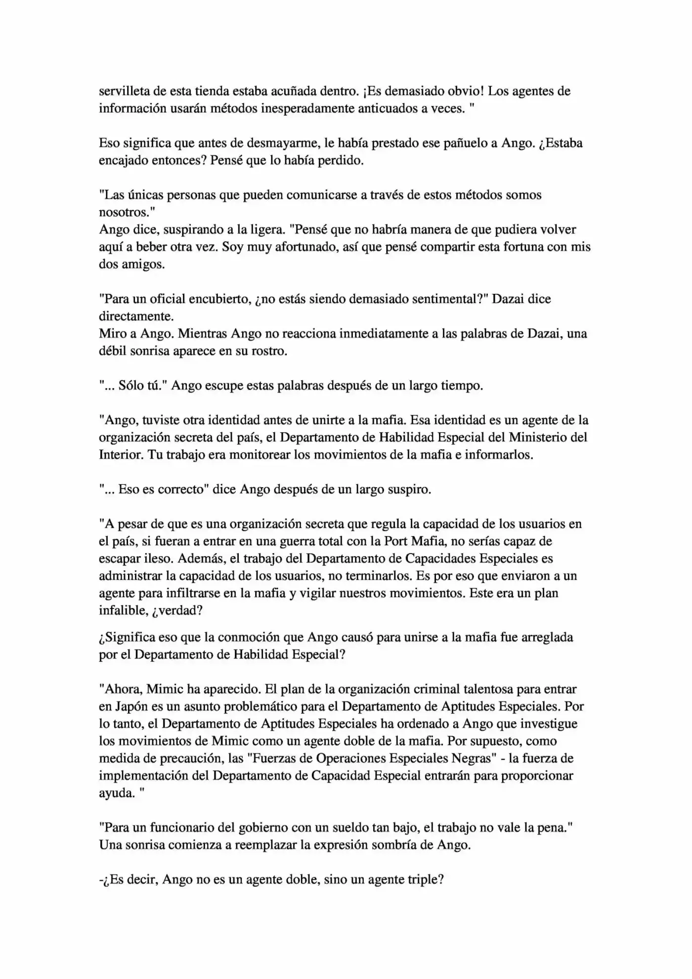 Osamu Dazai Y La Era Oscura (Novela) - Capítulo 3 - Página 23 - LectorTMOo