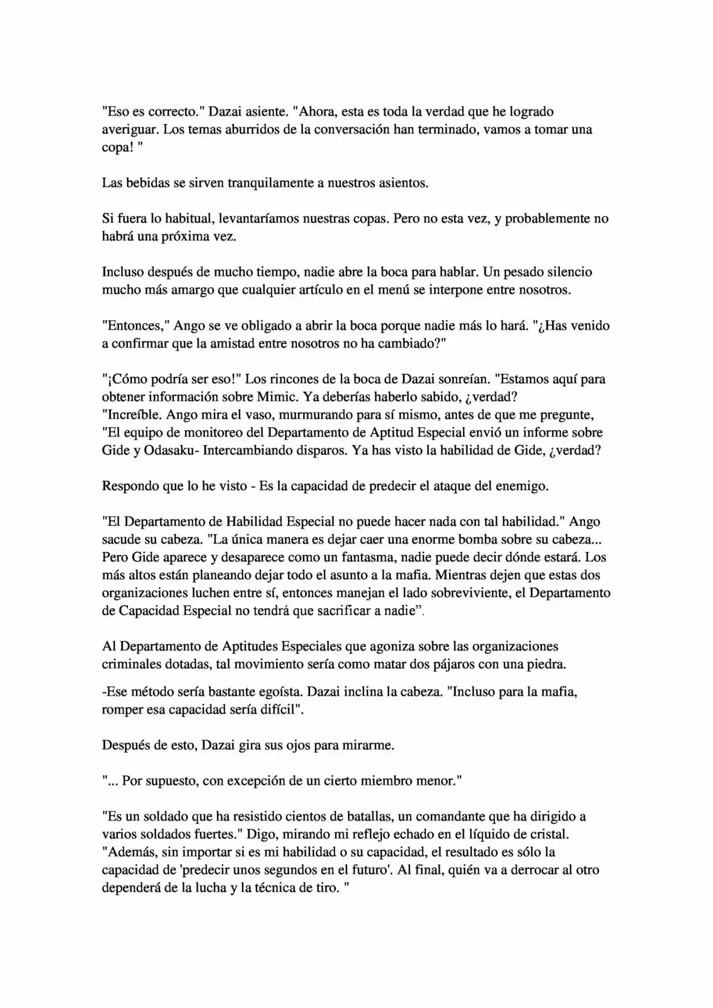 Osamu Dazai Y La Era Oscura (Novela) - Capítulo 3 - Página 24 - LectorTMOo